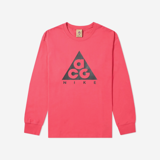 나이키 ACG 롱슬리브 로고 티셔츠 러쉬 핑크 - US/EU