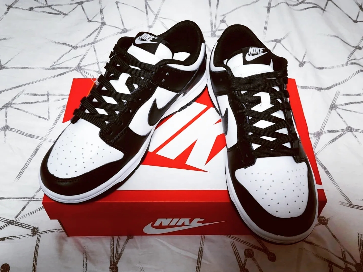 Nike Dunk Low Retro Black 착용 스타일 - 3