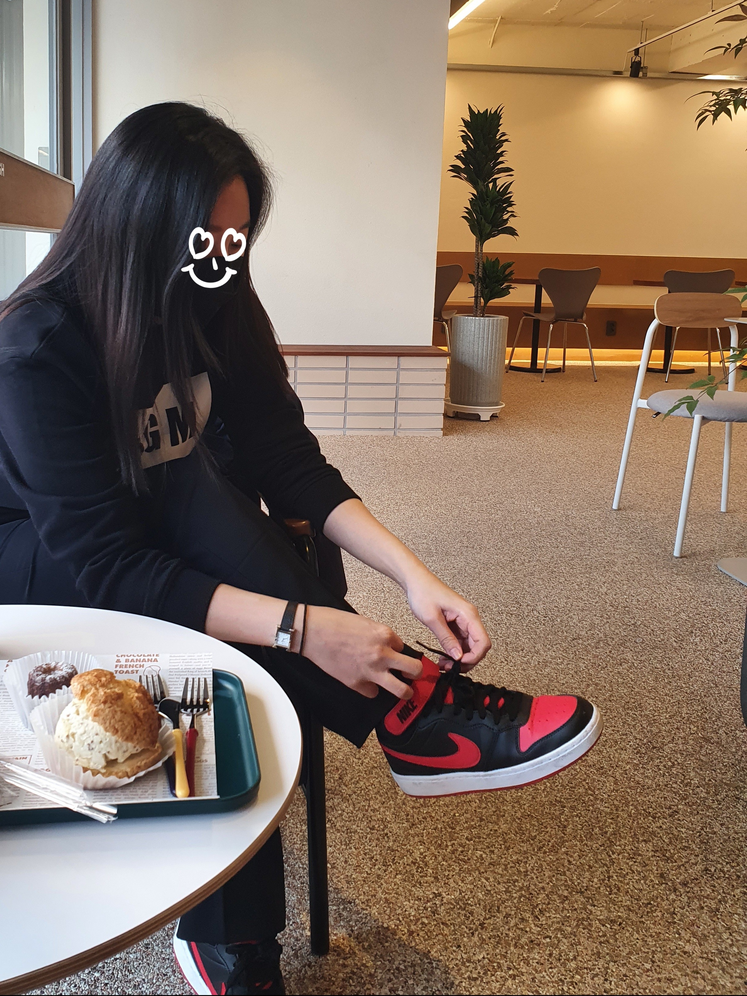 (PS) Nike Court Borough Low 2 Bred 착용 스타일