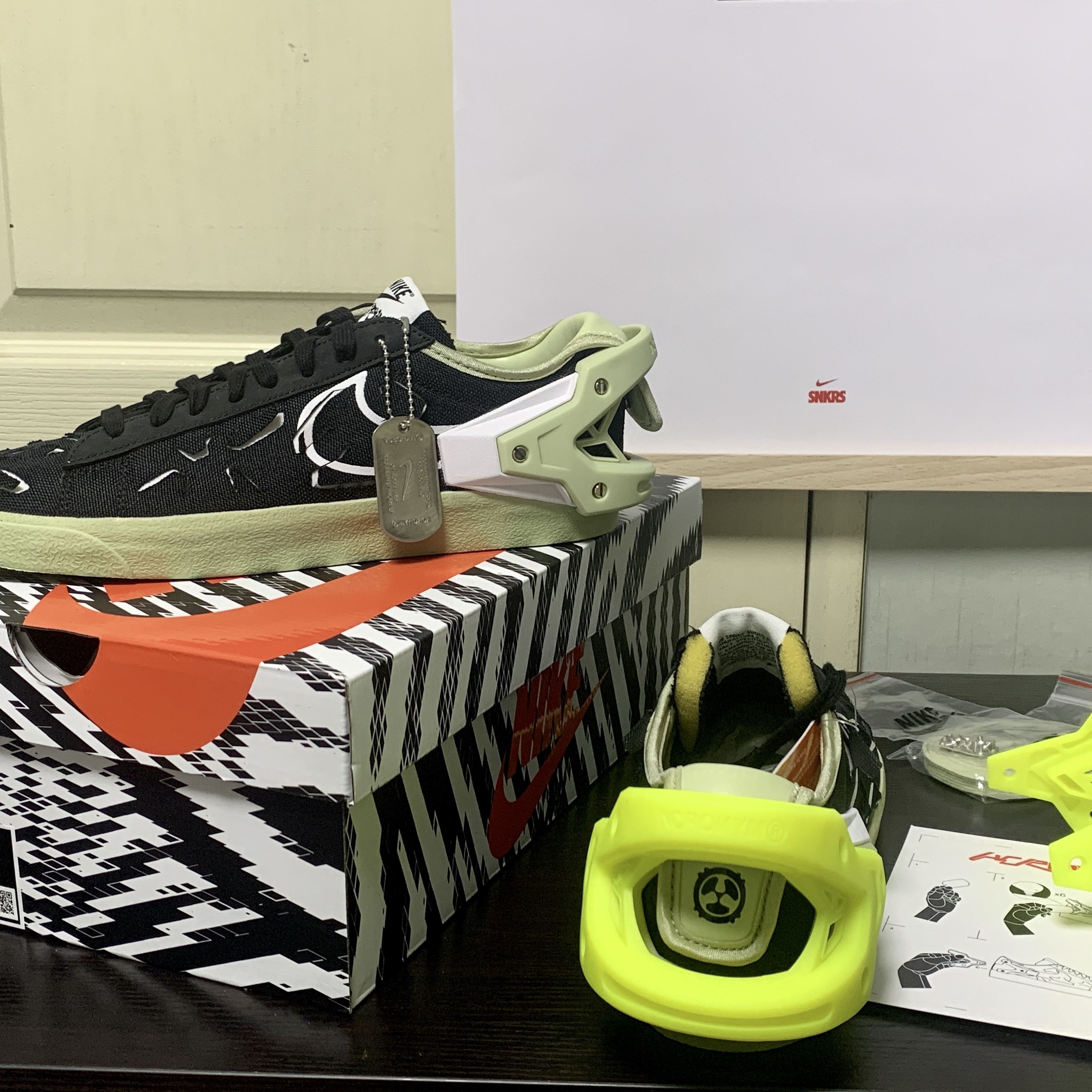 Nike x Acronym Blazer Low Black 착용 스타일 - 2