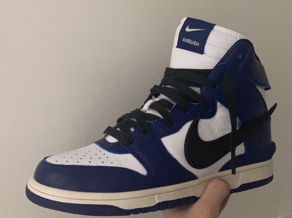 Nike x Ambush Dunk High Deep Royal Blue 착용 스타일 - 2