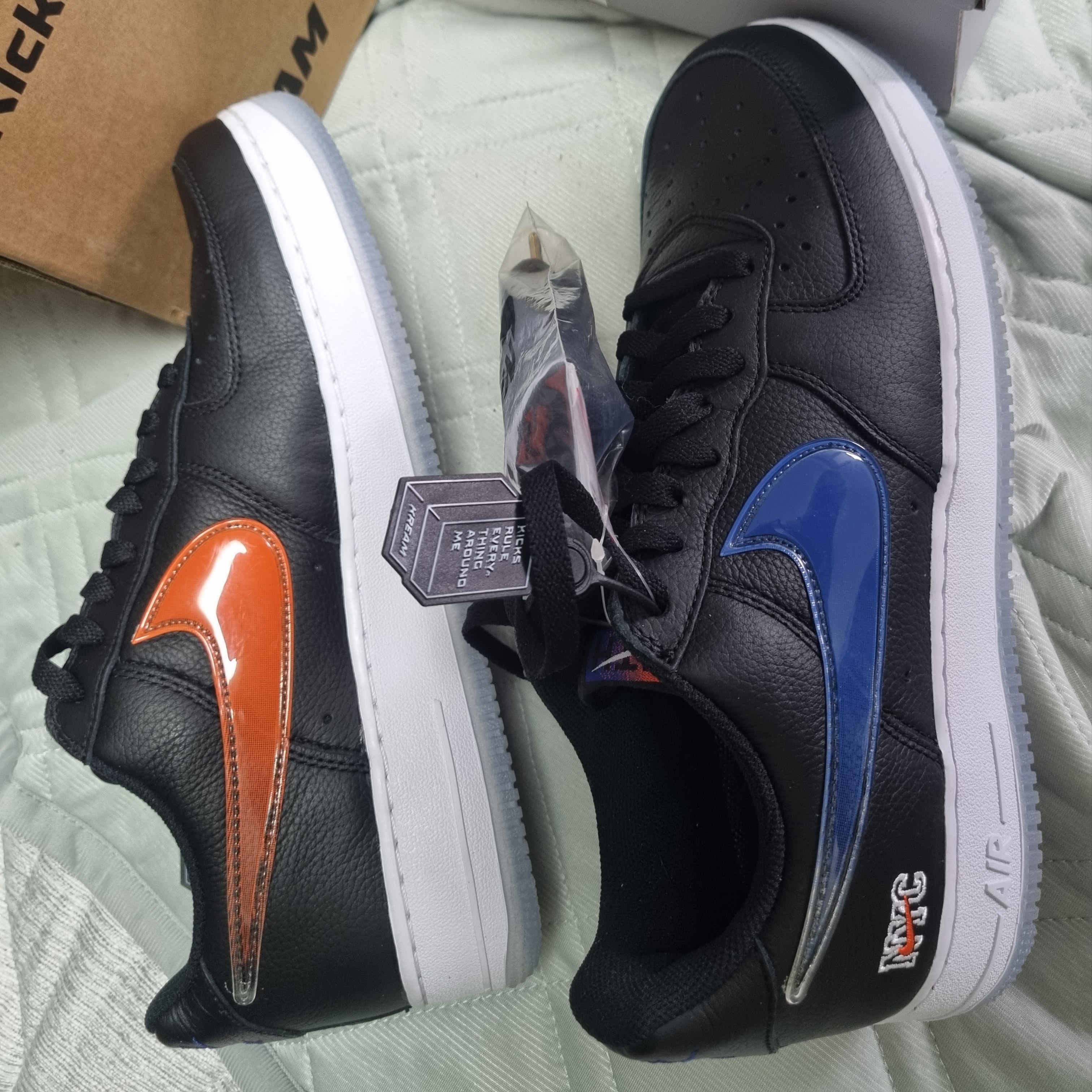 Nike x Kith Air Force 1 Low NYC Black 착용 스타일