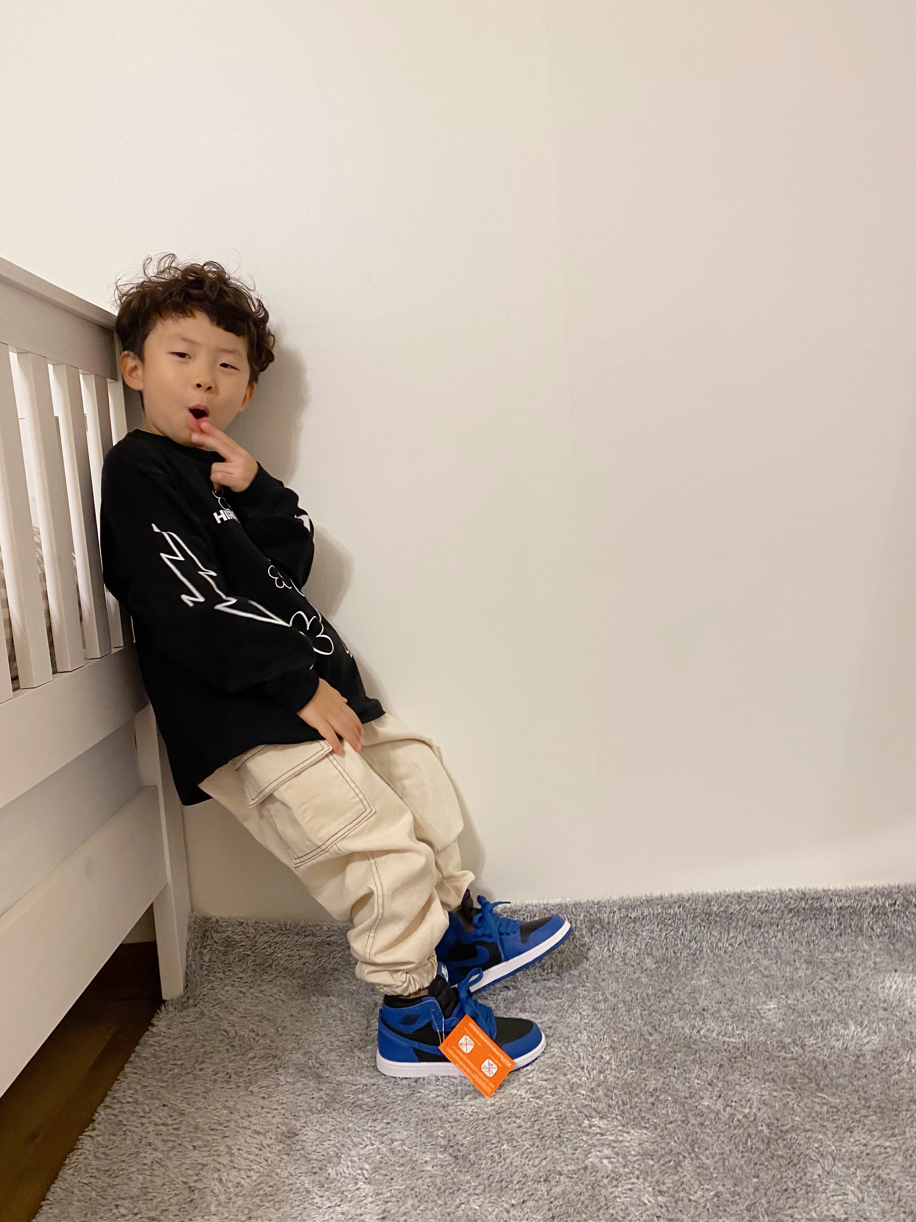 (PS) Jordan 1 Retro High OG Dark Marina Blue 착용 스타일 - 4