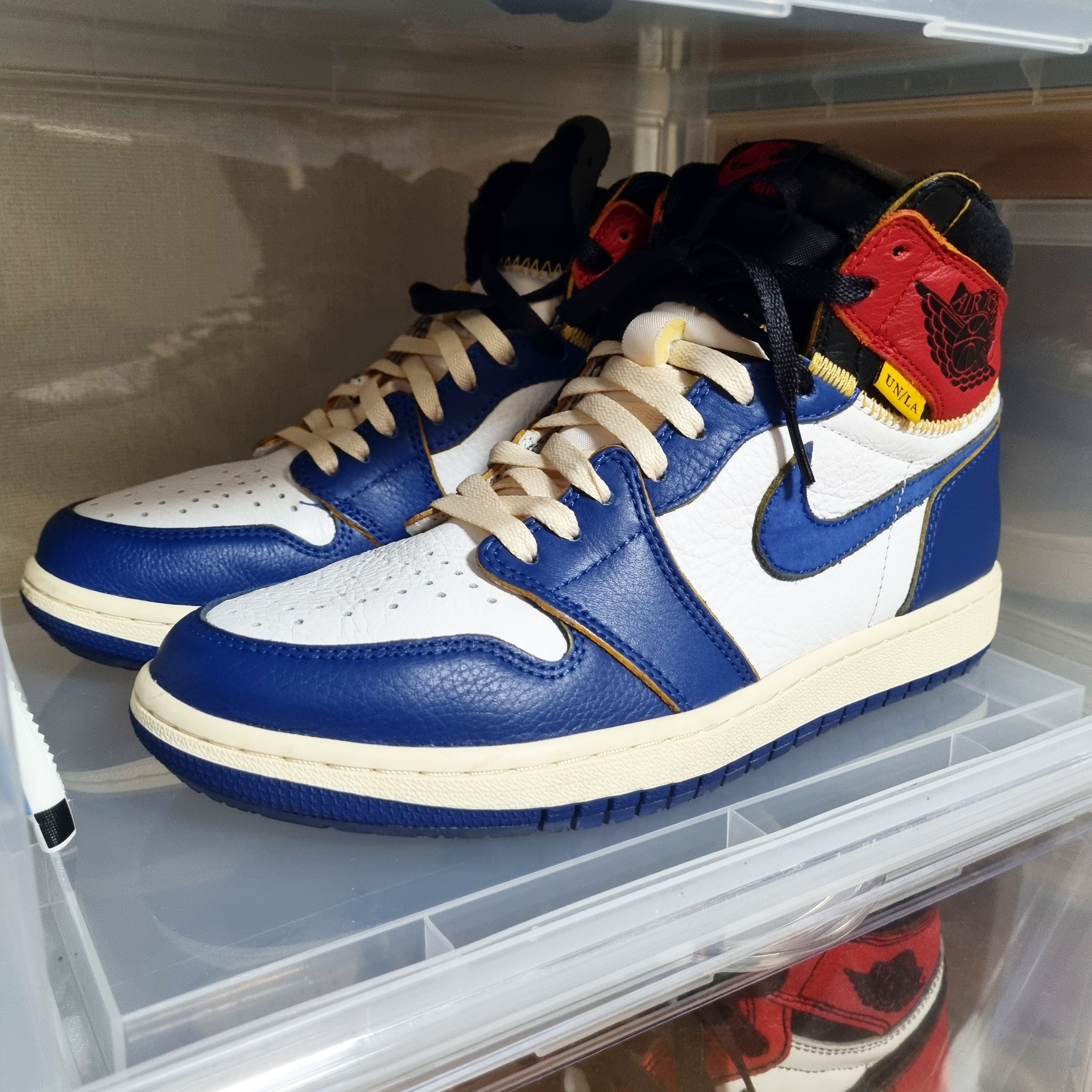 Jordan 1 x Union Retro High Blue Toe 착용 스타일
