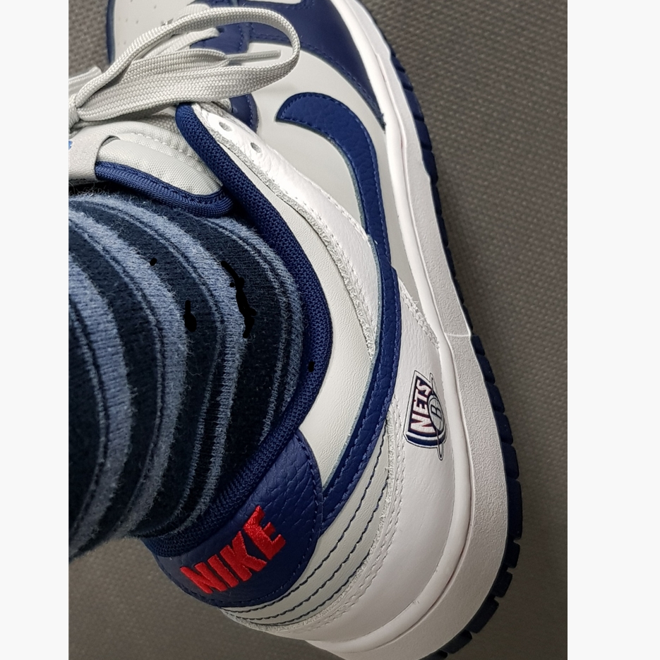 Nike x NBA Dunk Low Retro EMB Nets 착용 스타일 - 2