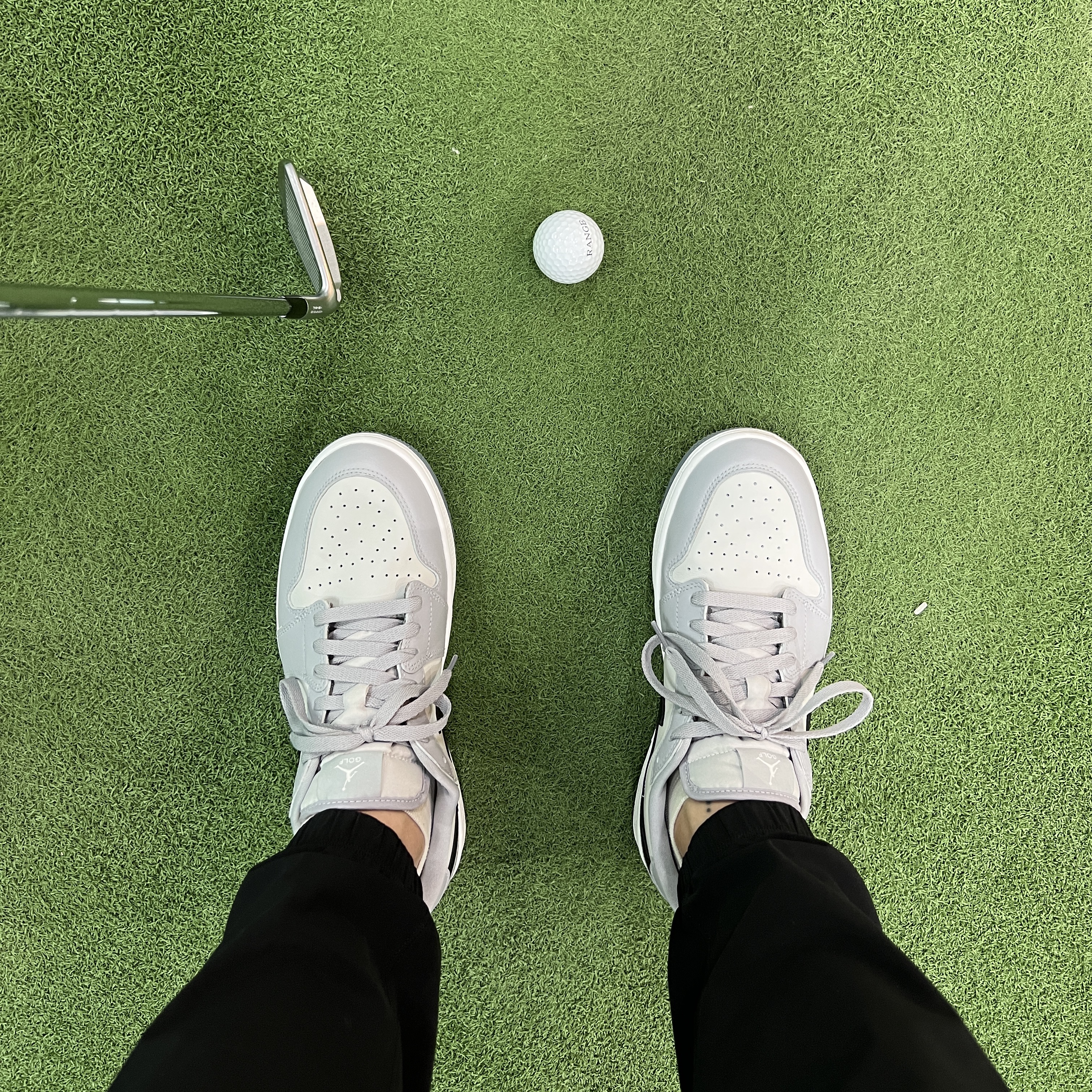Jordan 1 Low Golf Wolf Grey 착용 스타일