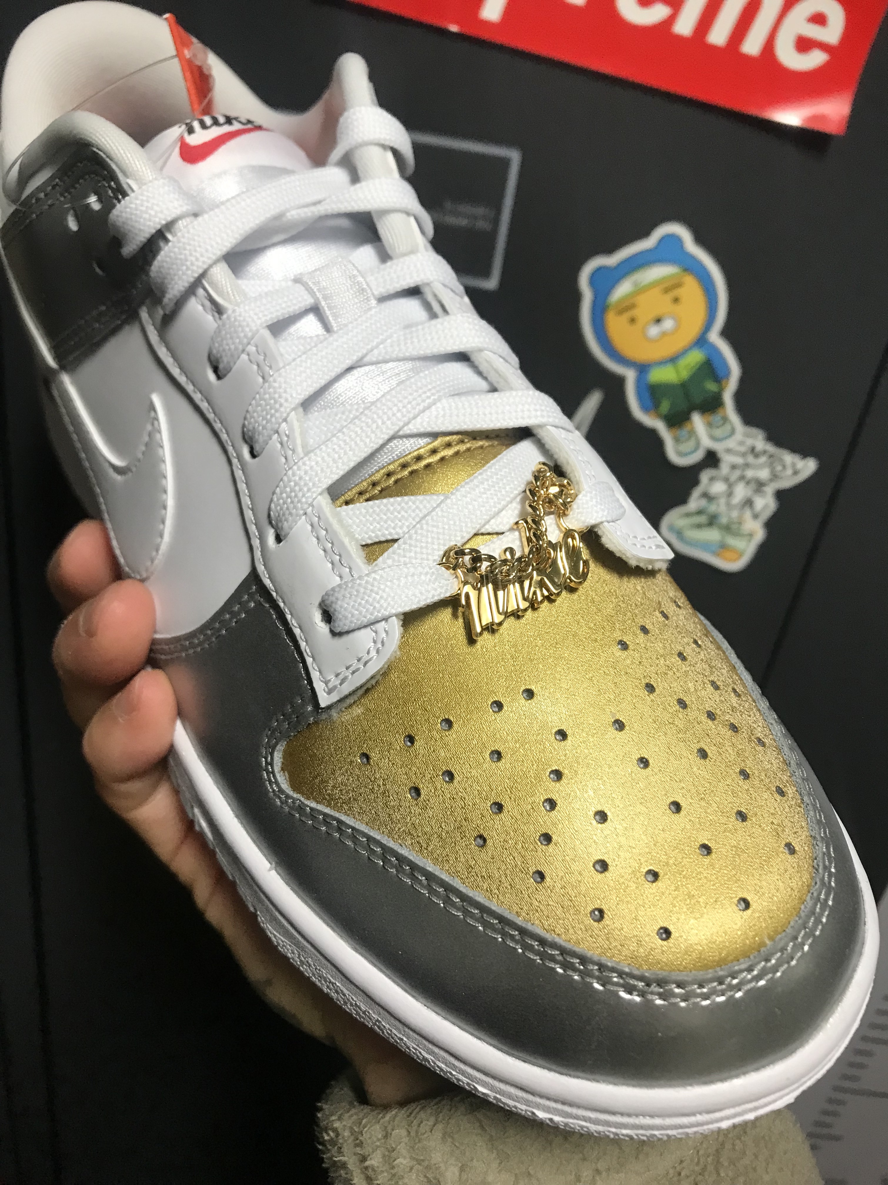 (W) Nike Dunk Low SE Heirloom 착용 스타일