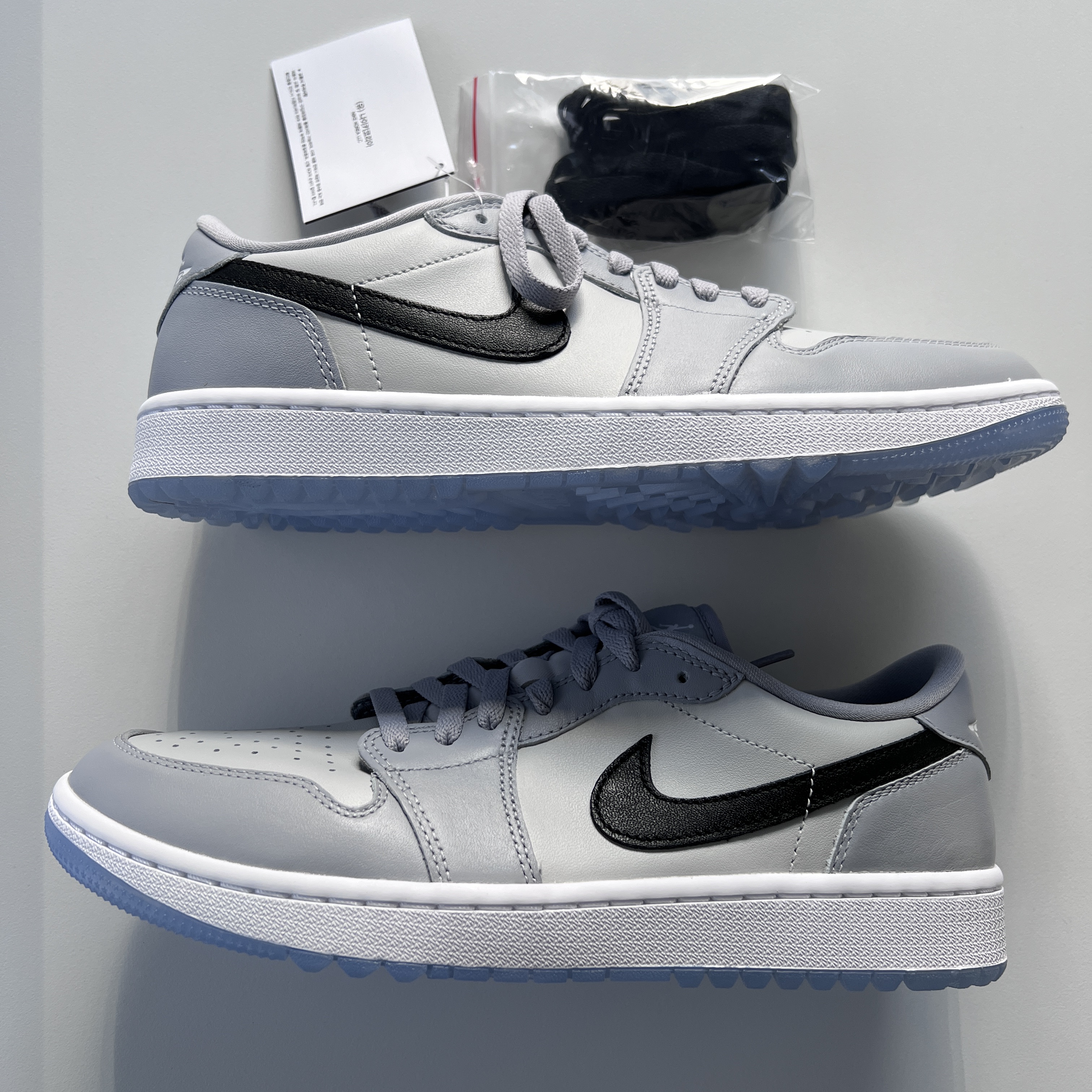 Jordan 1 Low Golf Wolf Grey 착용 스타일 - 4