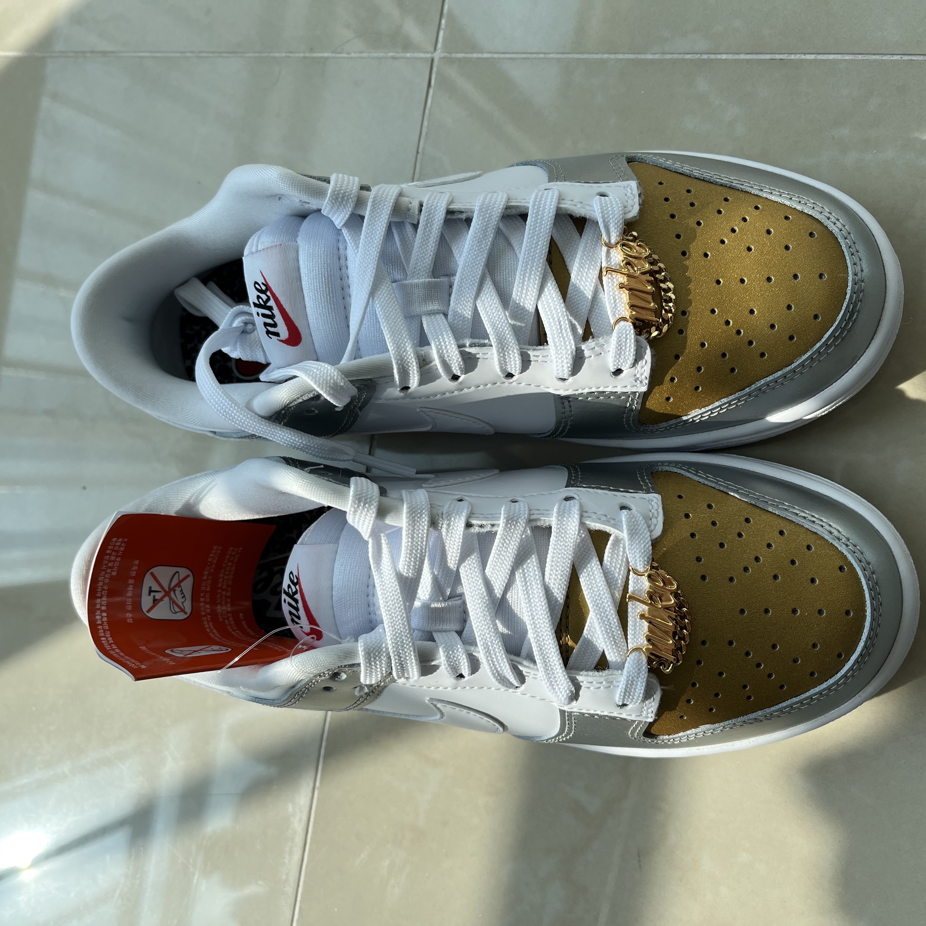 (W) Nike Dunk Low SE Heirloom 착용 스타일 - 2
