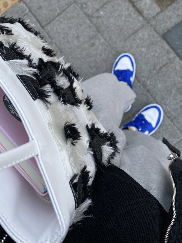 (W) Nike Dunk Low Disrupt Game Royal 착용 스타일 - 3