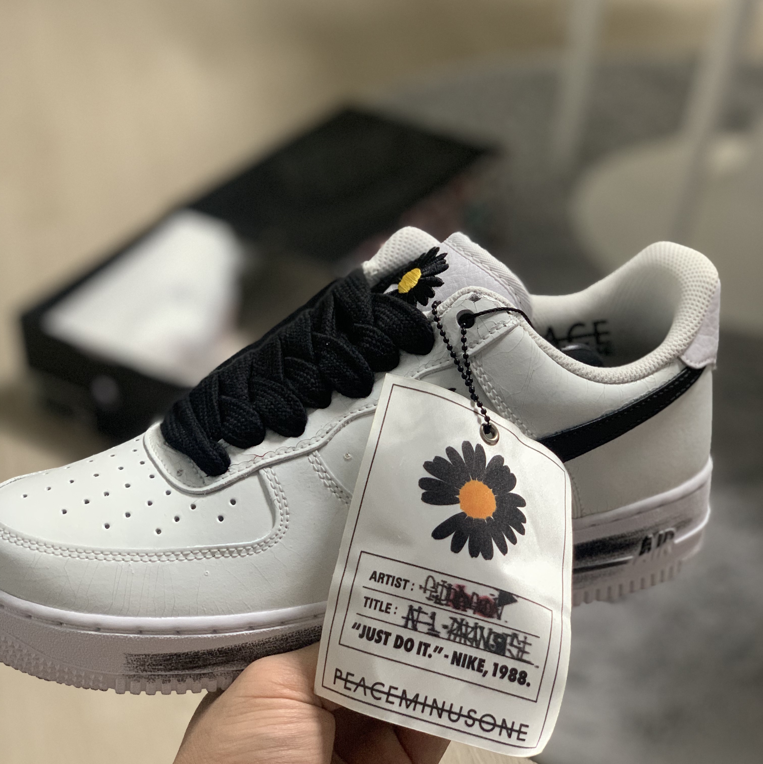 Nike x Peaceminusone Air Force 1 Low Para-Noise 2.0 착용 스타일