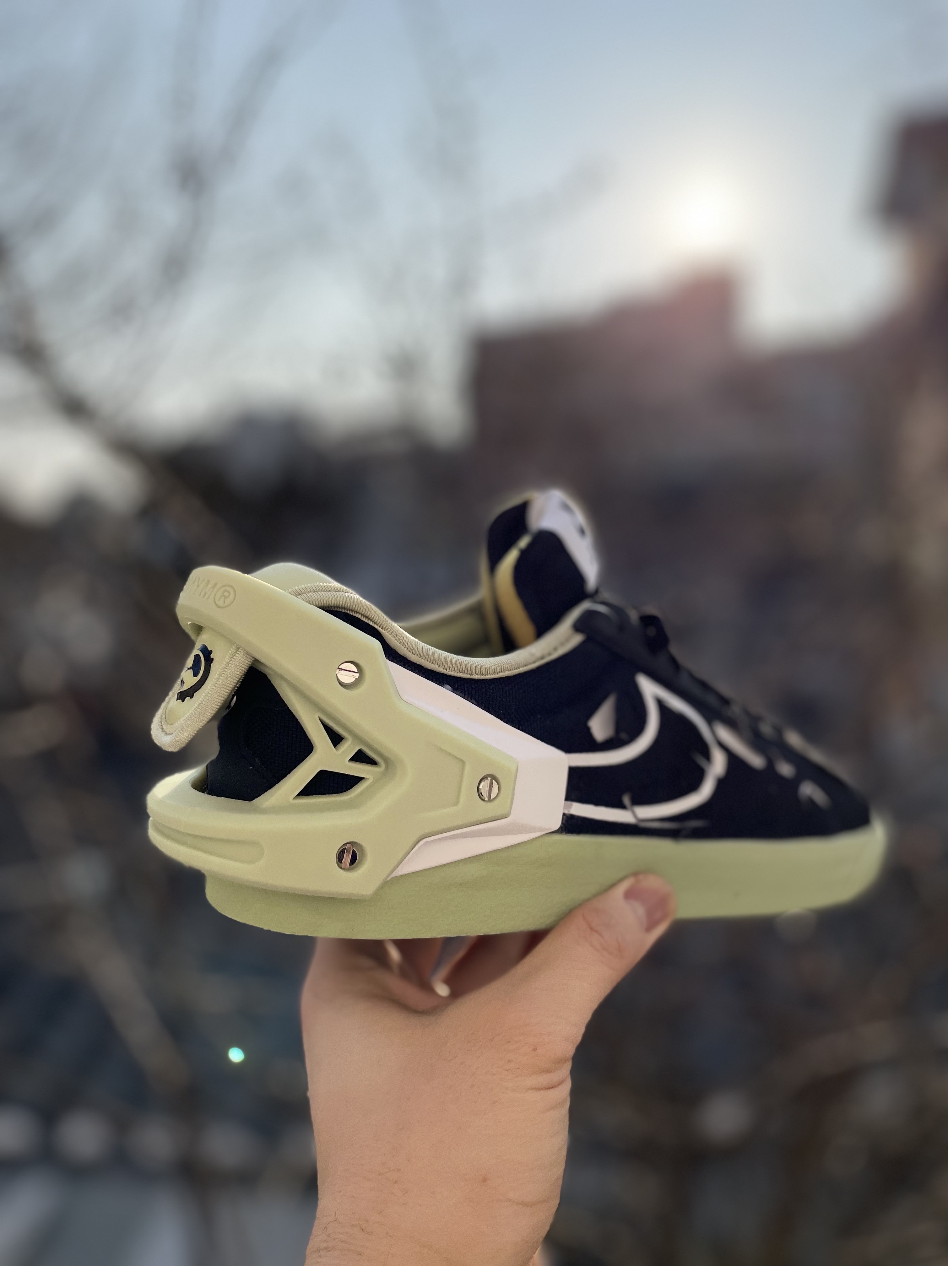 Nike x Acronym Blazer Low Black 착용 스타일 - 3