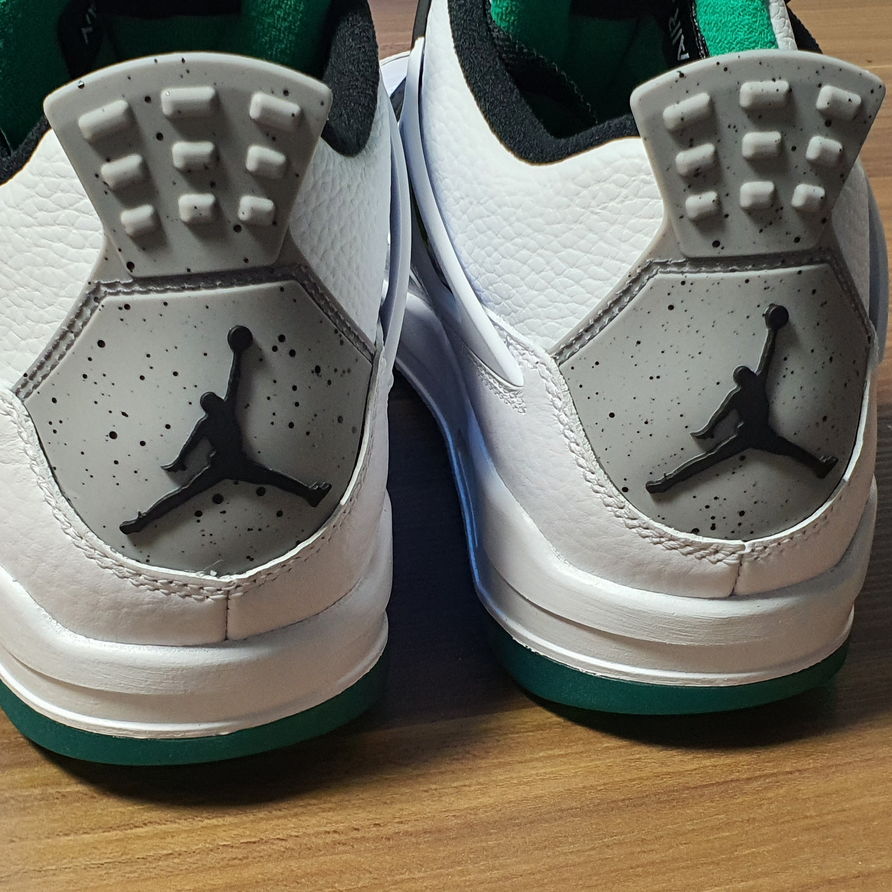 (W) Jordan 4 Retro Lucid Green 착용 스타일 - 4