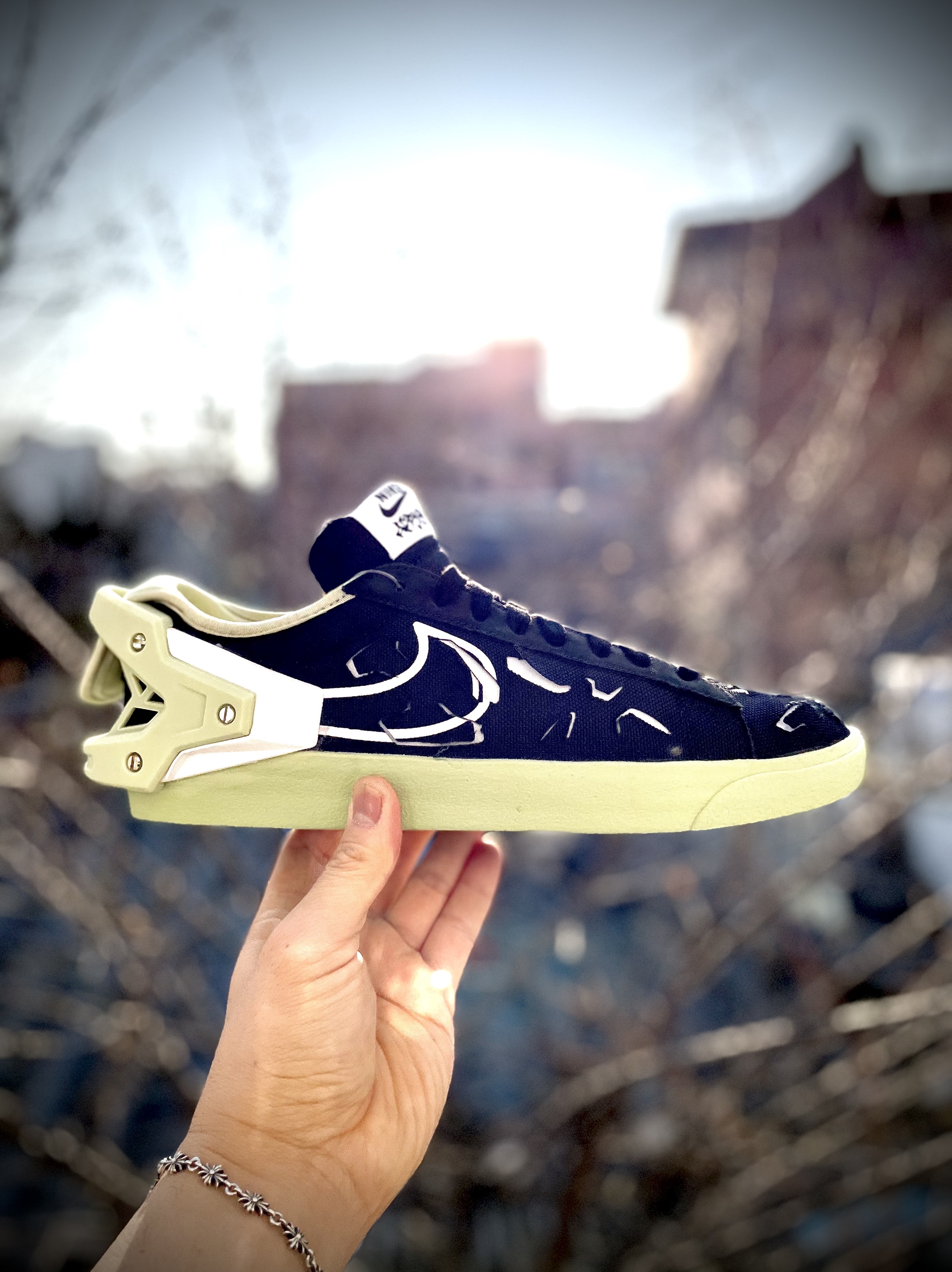 Nike x Acronym Blazer Low Black 착용 스타일 - 2