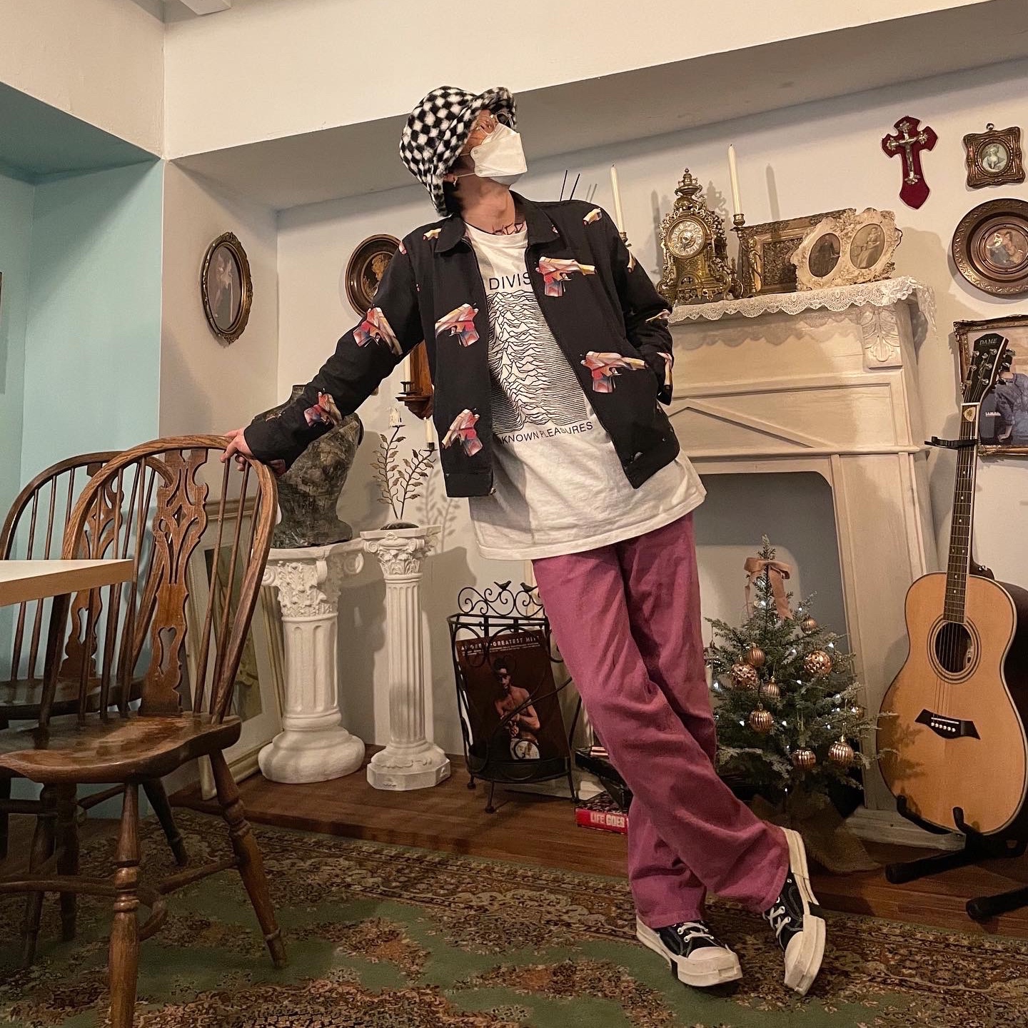 Converse x Drkshdw Turbodrk Chuck 70 Hi Black 착용 스타일