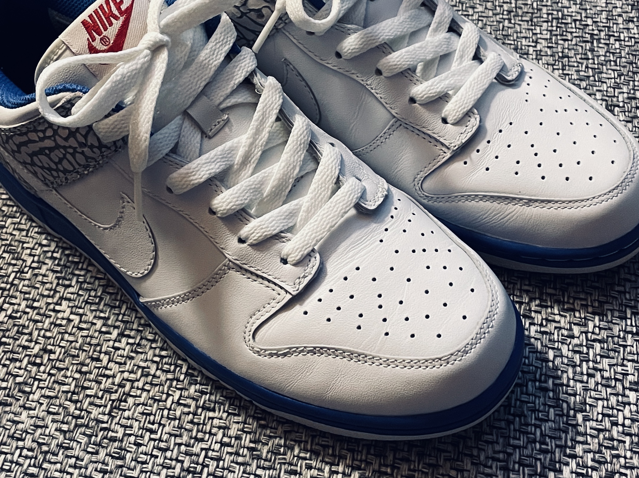 Nike Dunk Low CL Jordan Pack True Blue 착용 스타일 - 1
