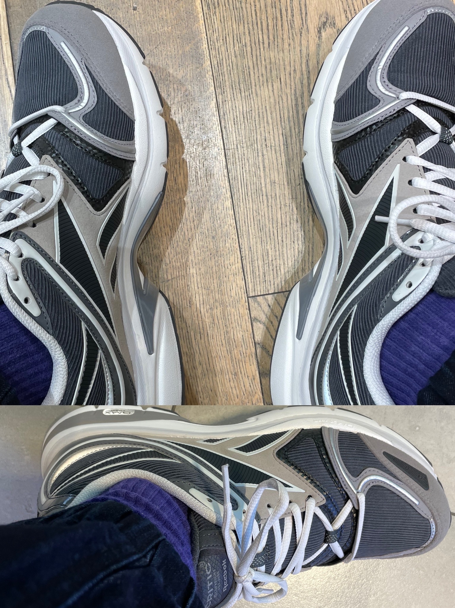 Reebok x Critic Premier Road Plus VI Grey 착용 스타일 - 2