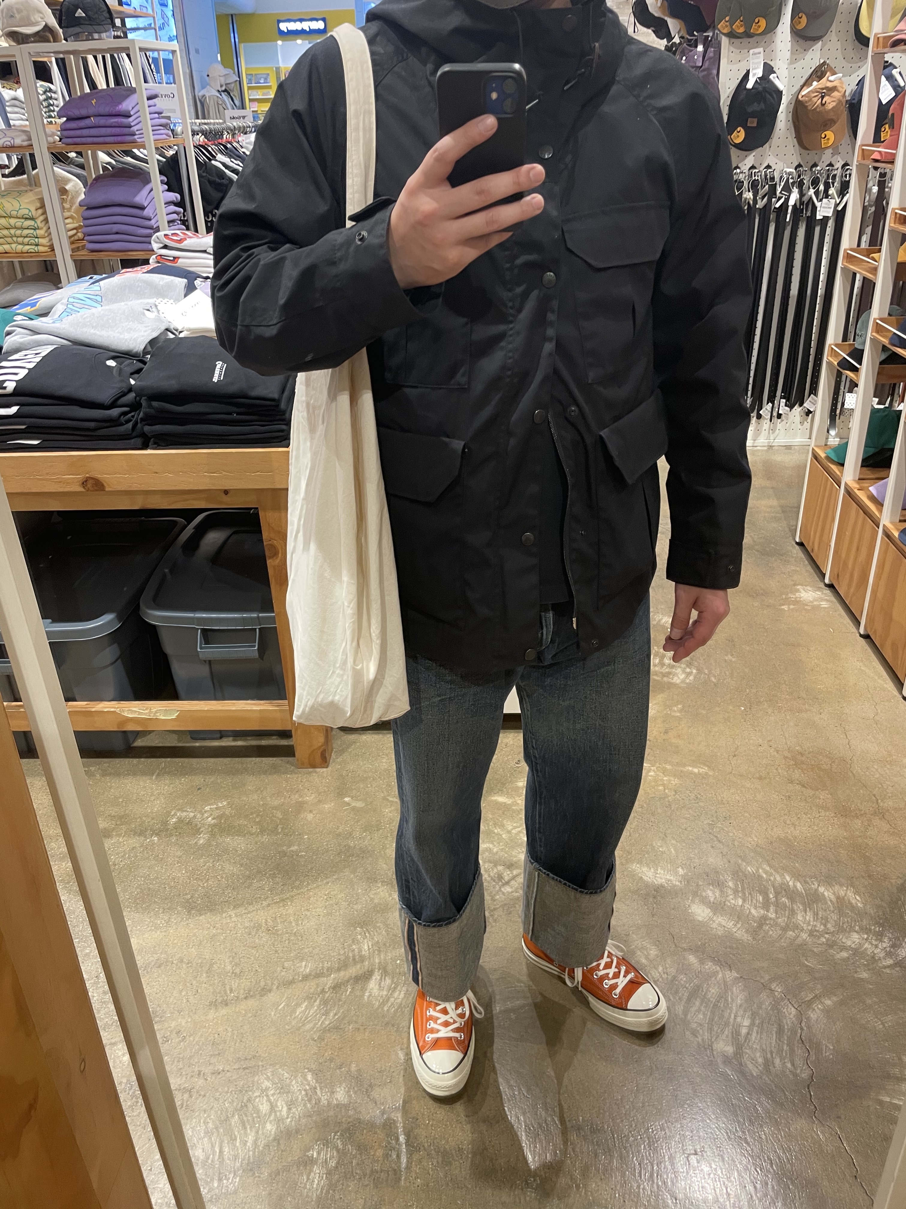 Converse Seasonal Canvas Chuck 70 High Fire Pit 착용 스타일 - 1