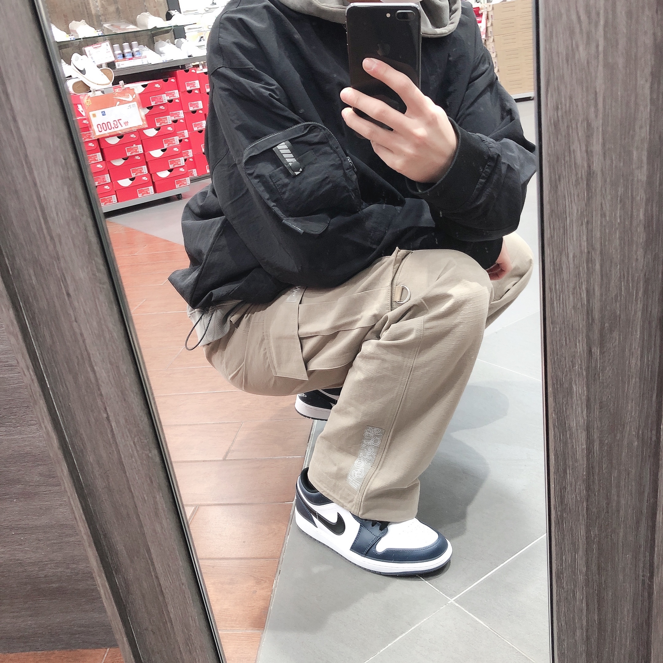 Jordan 1 Low Dark Teal 착용 스타일