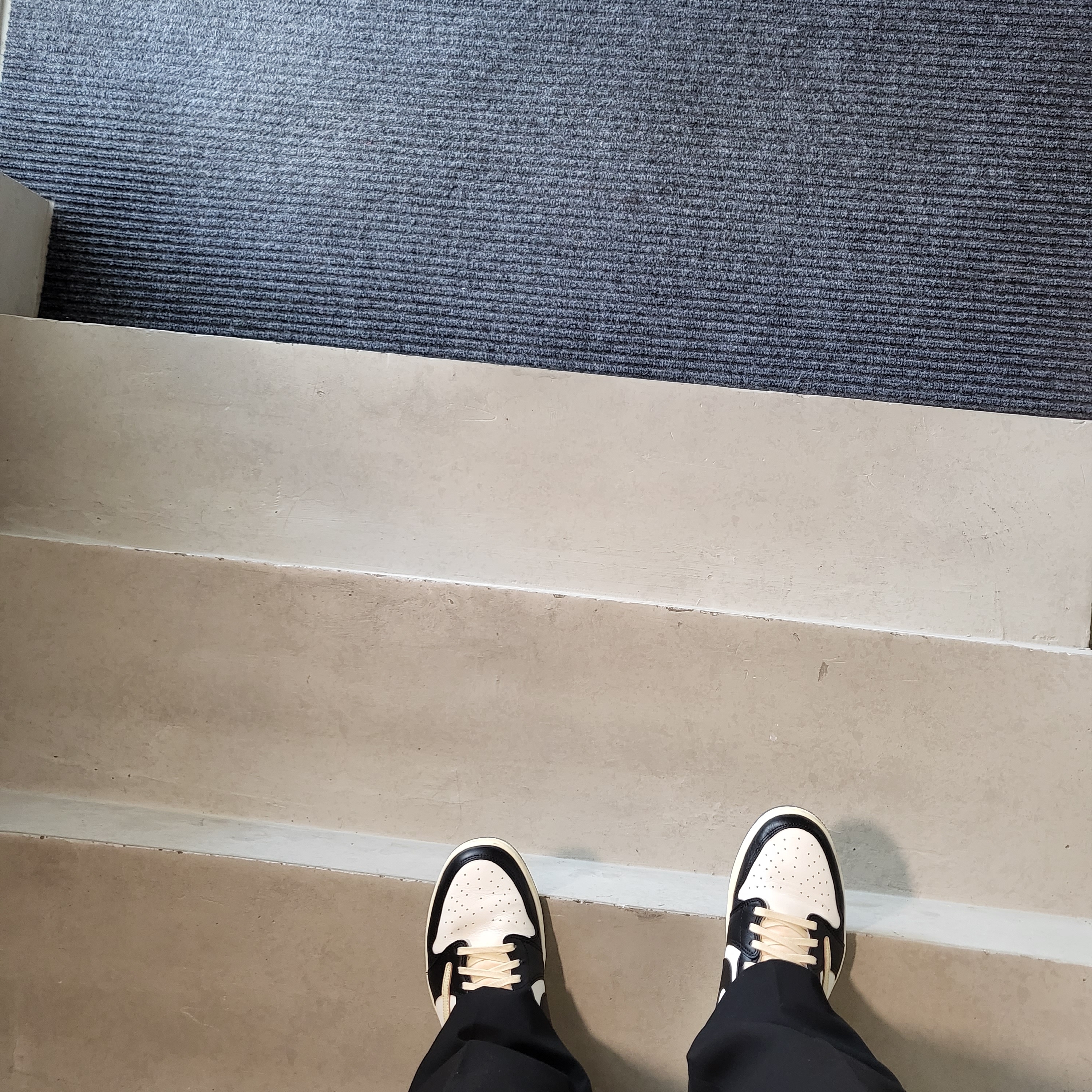 Jordan 1 x Travis Scott x Fragment Retro Low OG SP Military Blue 착용 스타일