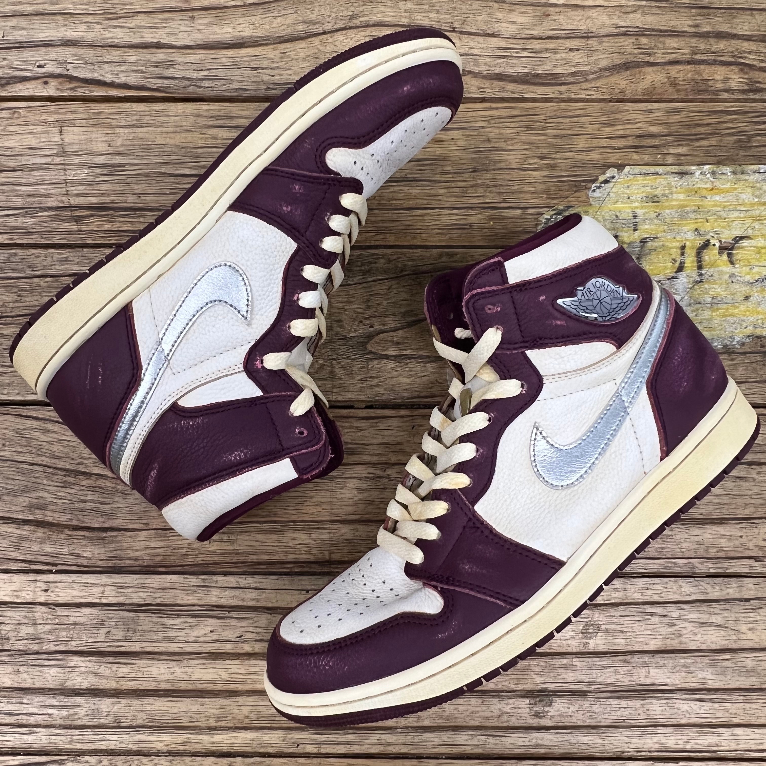 Jordan 1 Retro High OG Bordeaux 착용 스타일 - 2