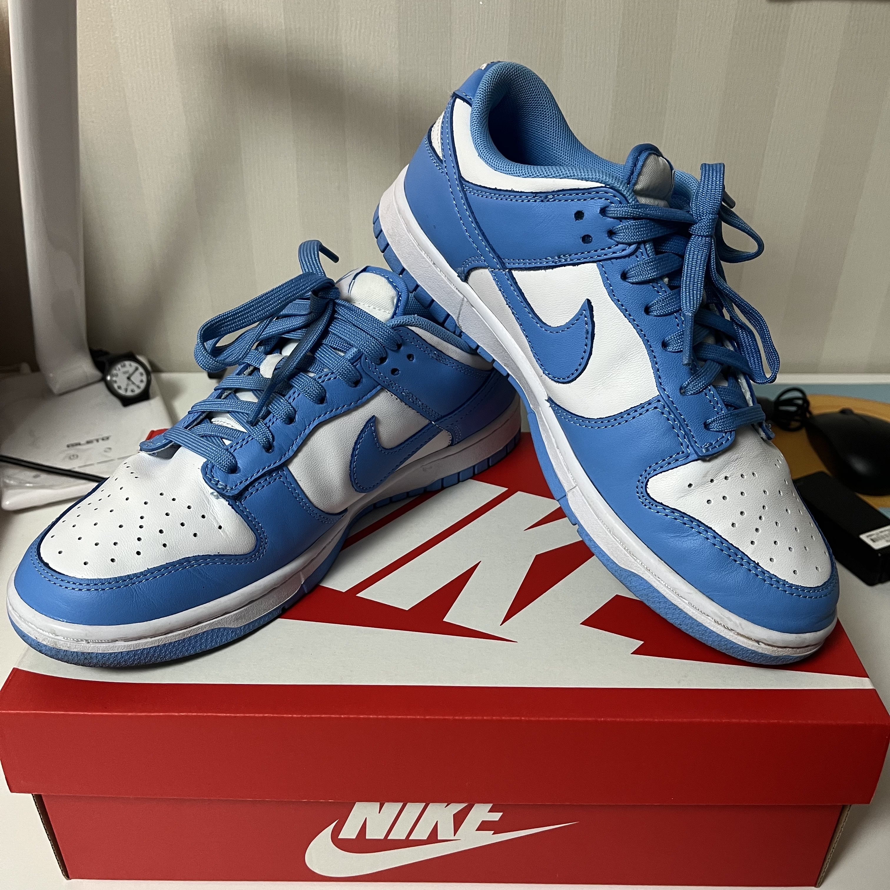 Nike Dunk Low Retro University Blue 착용 스타일