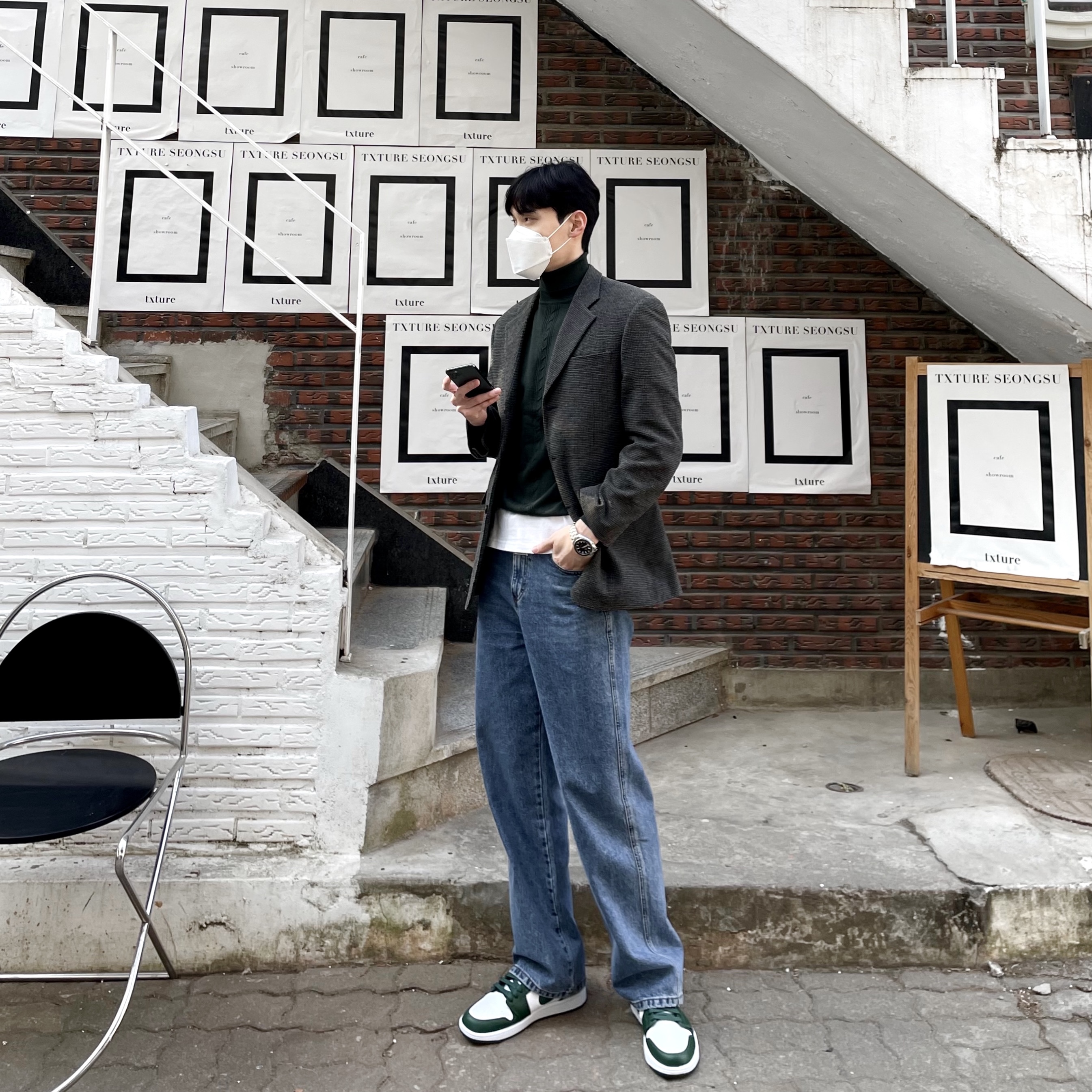 Jordan 1 Mid Sonics 2021 착용 스타일