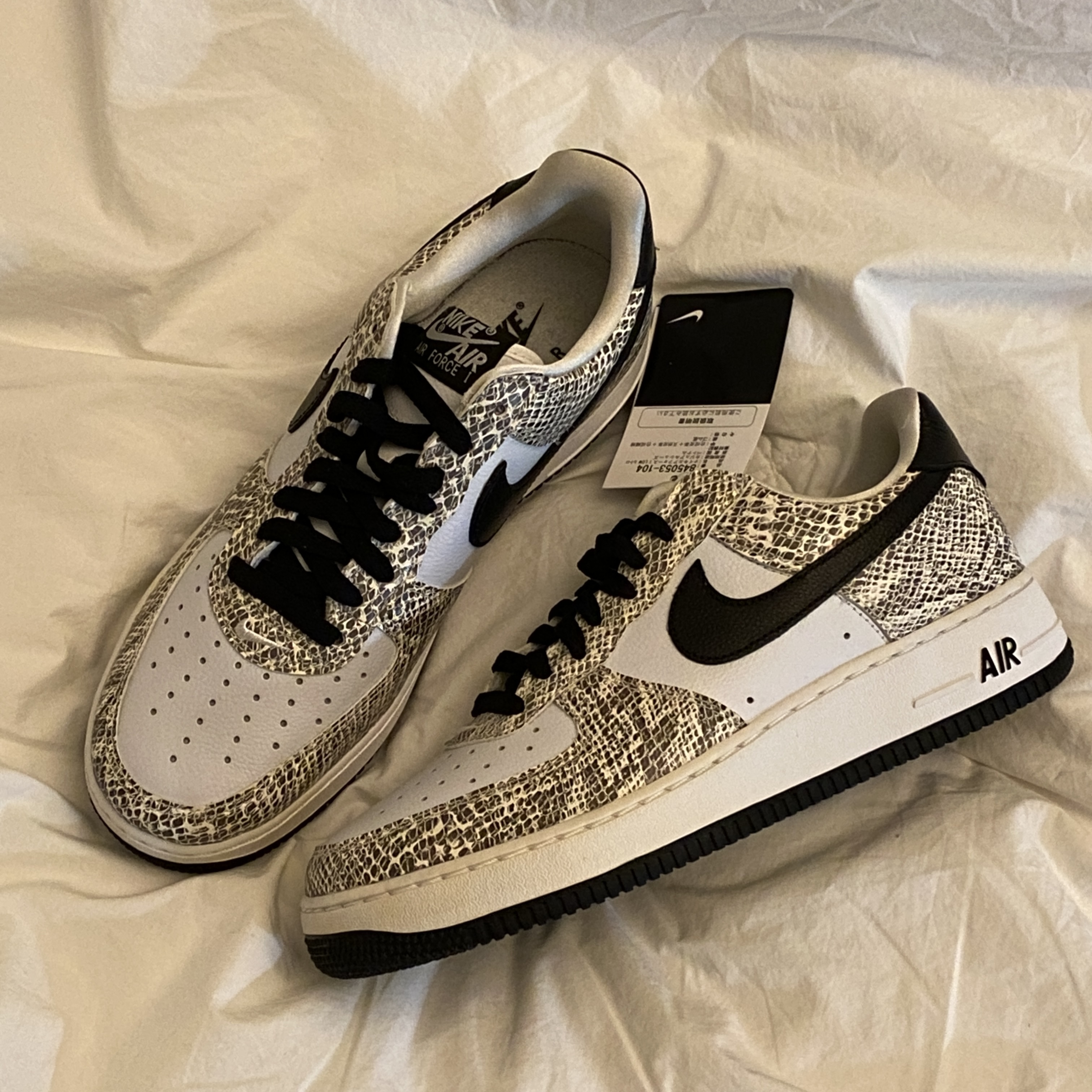 Nike Air Force 1 Low Retro Cocoa Snake 2018 착용 스타일 - 2
