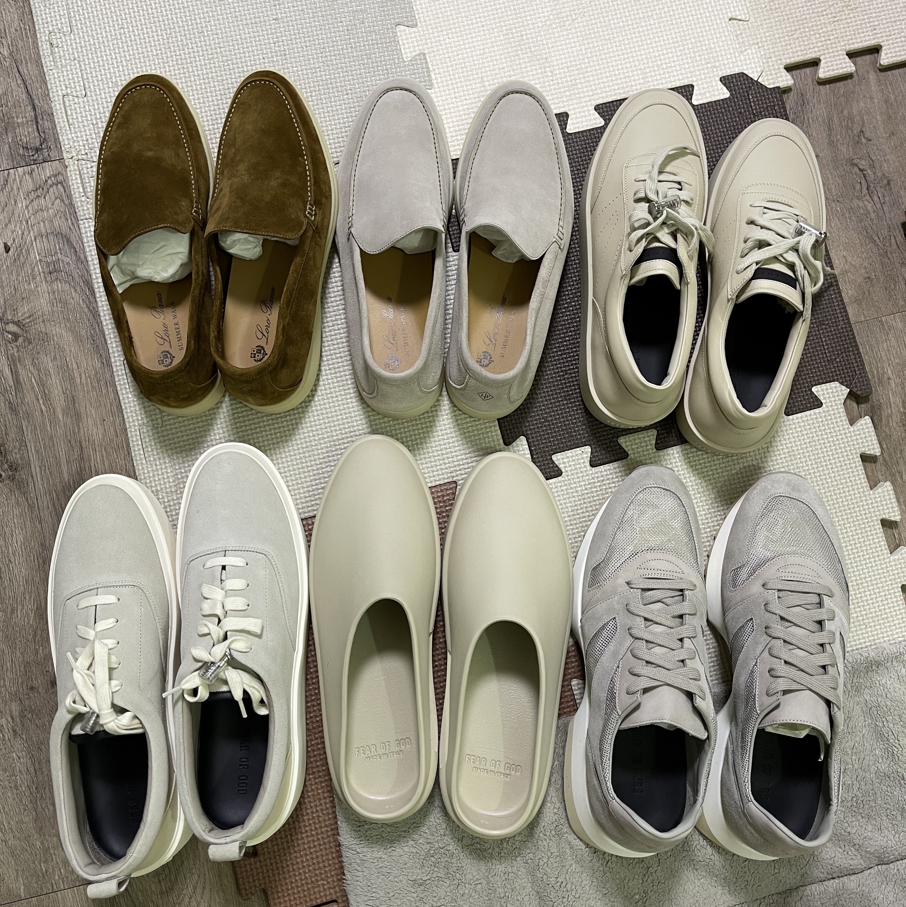 Fear of God The California Oat 착용 스타일