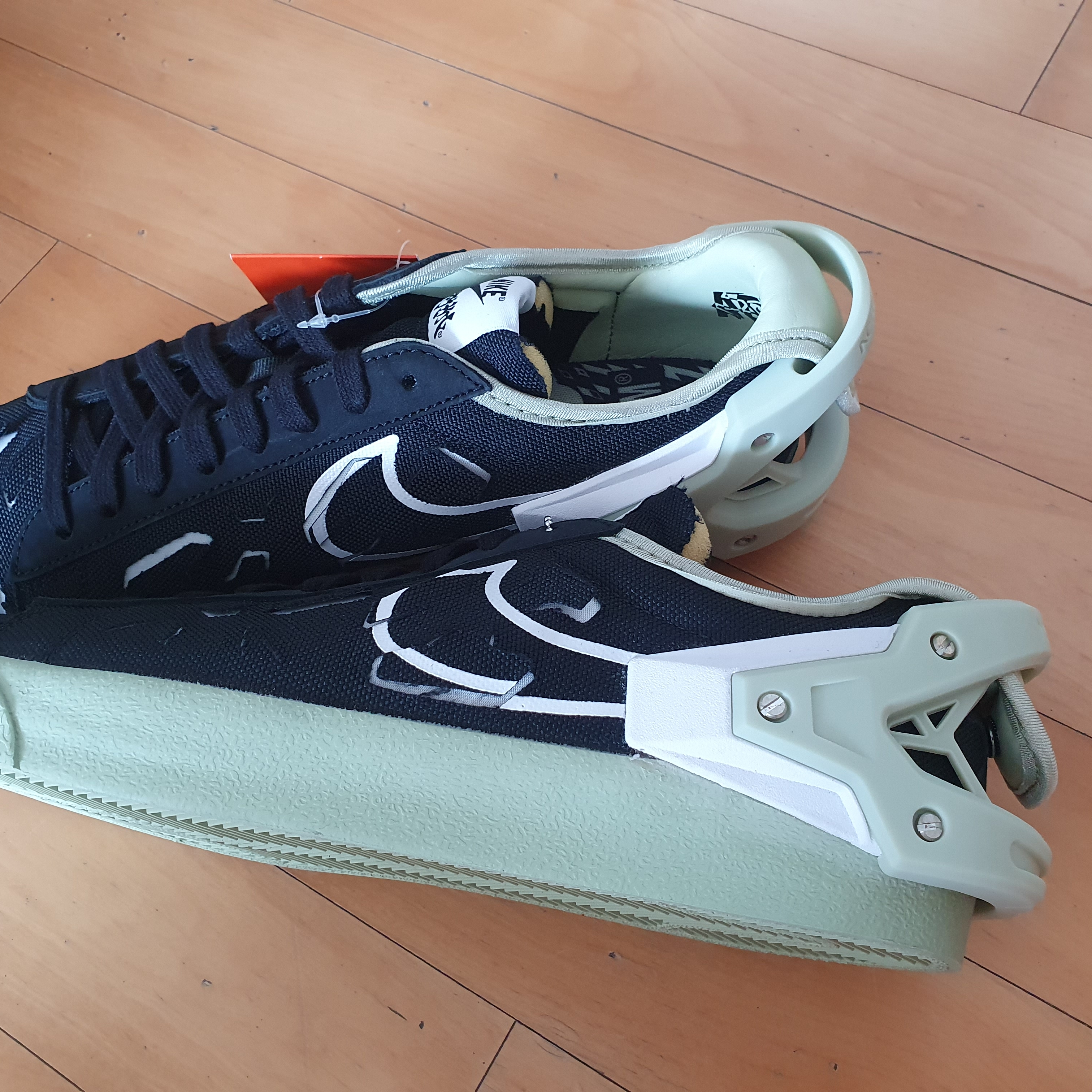 Nike x Acronym Blazer Low Black 착용 스타일 - 3