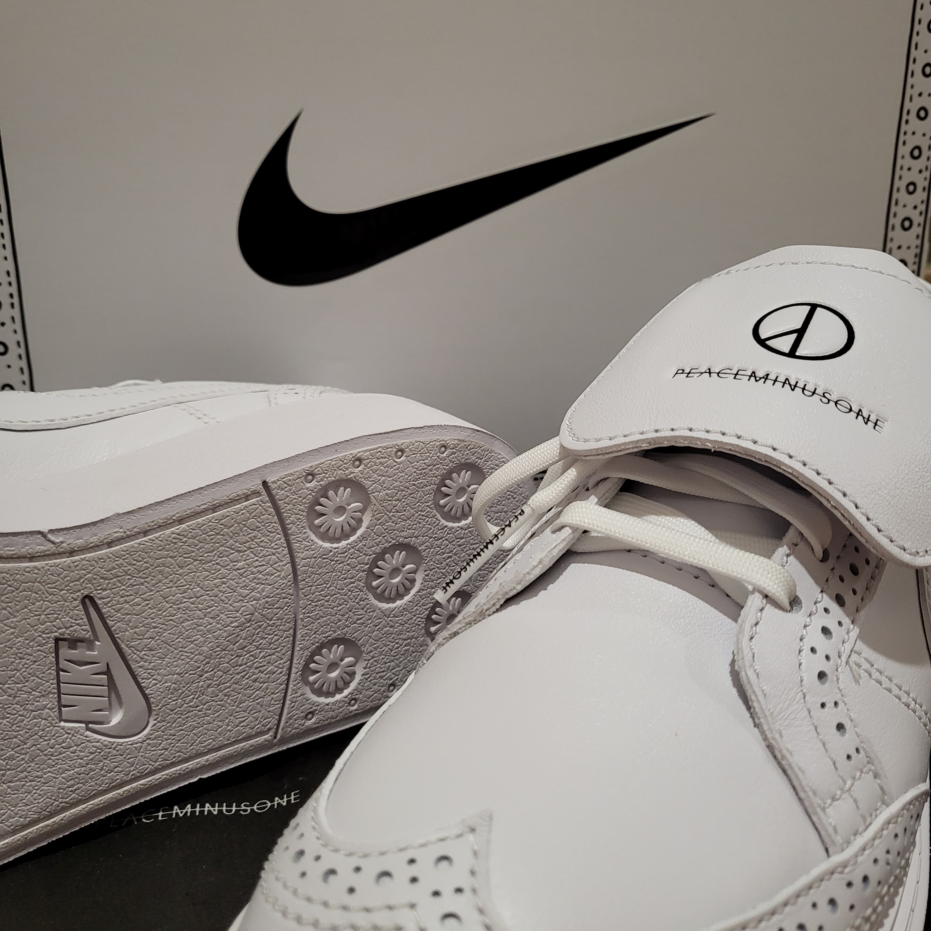 Nike x Peaceminusone Kwondo1 White 착용 스타일