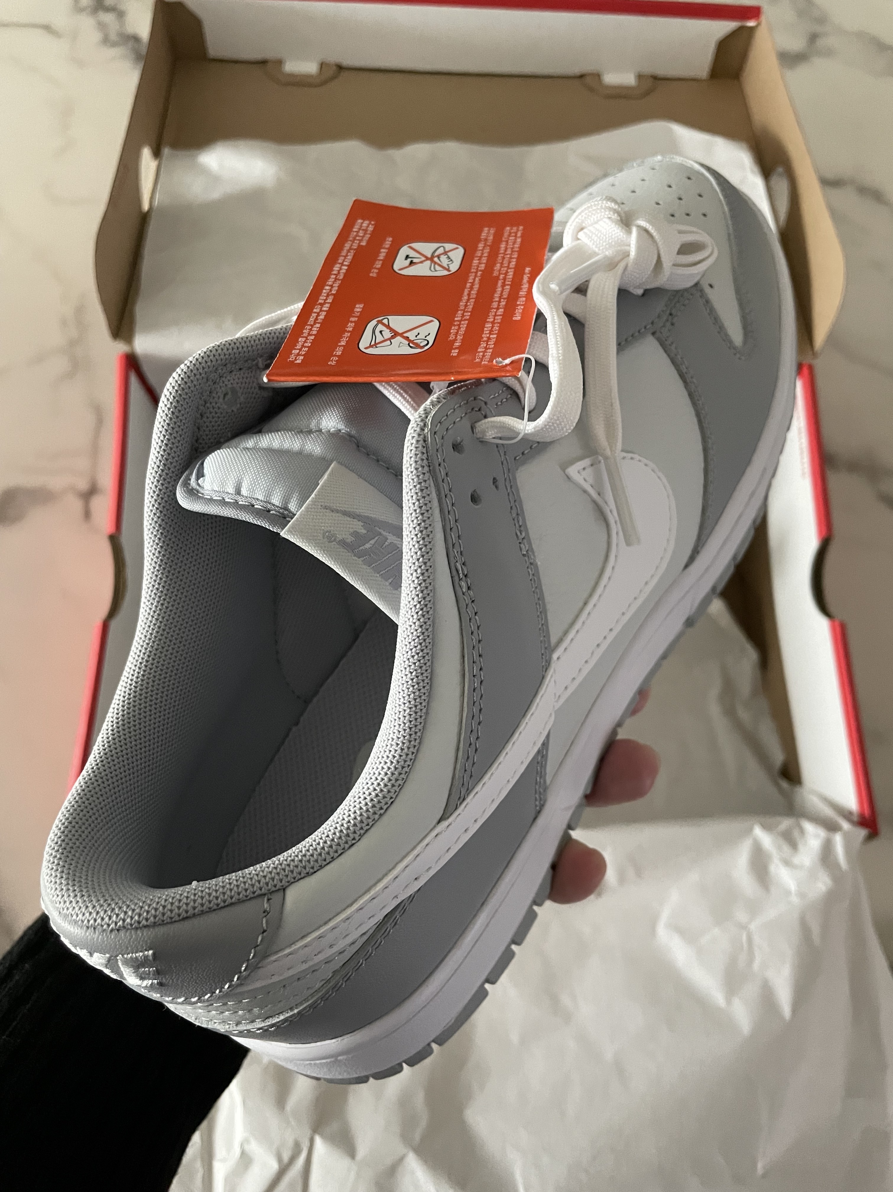 Nike Dunk Low Retro Wolf Grey 착용 스타일