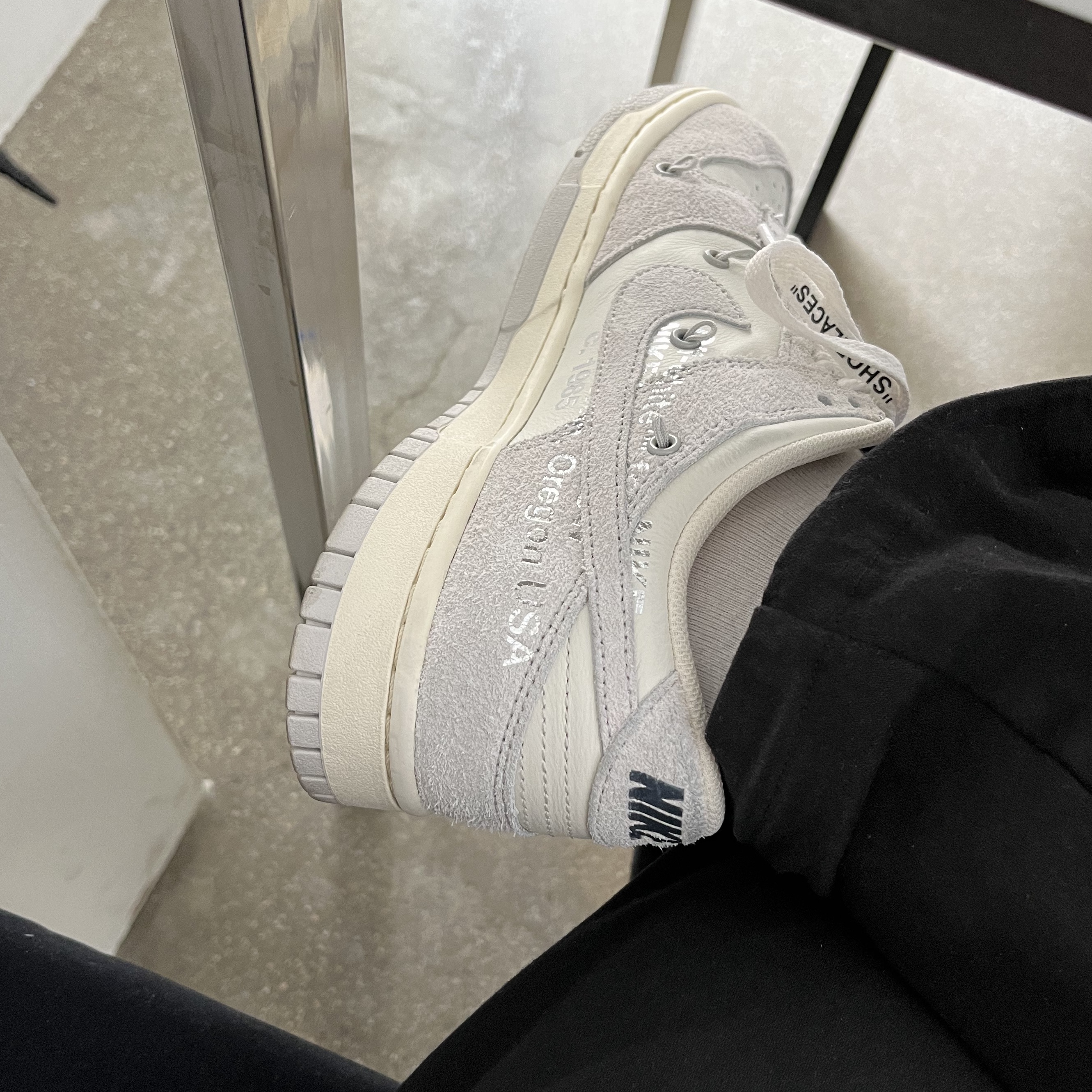 Nike x Off-White Dunk Low The 50 - Lot 18 착용 스타일