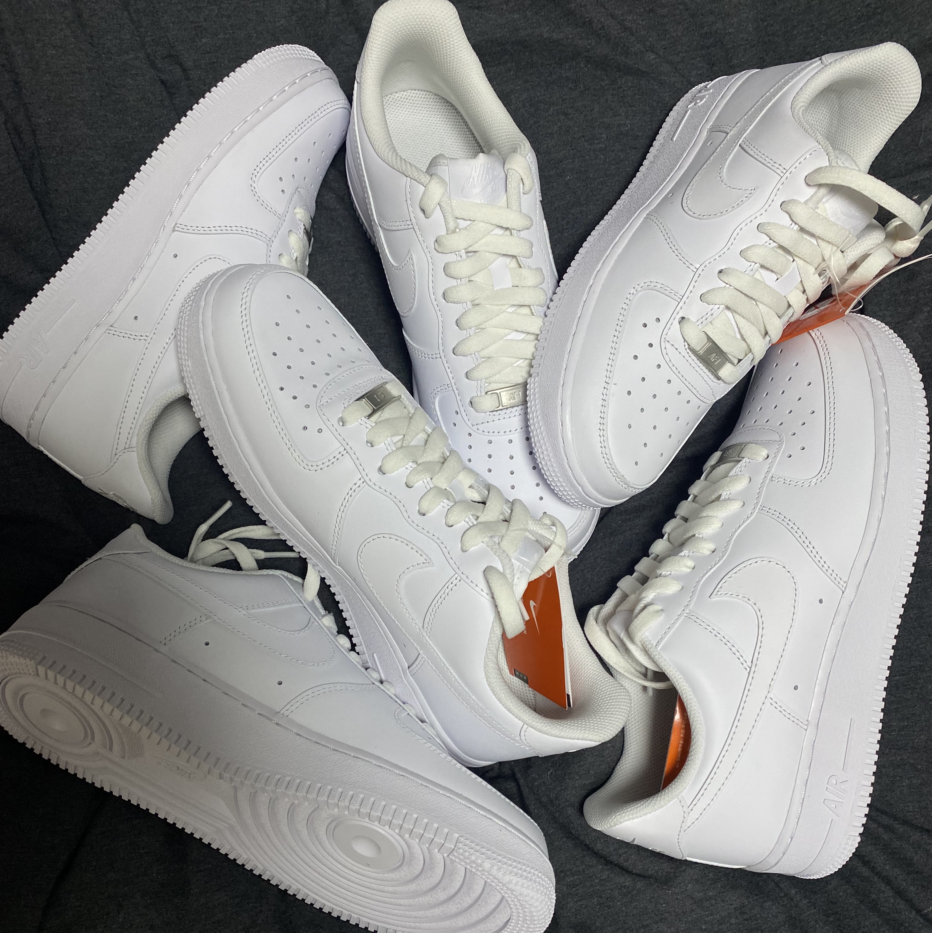 Nike Air Force 1 '07 Low White, (W) Nike Air Force 1 '07 Low White 착용 스타일