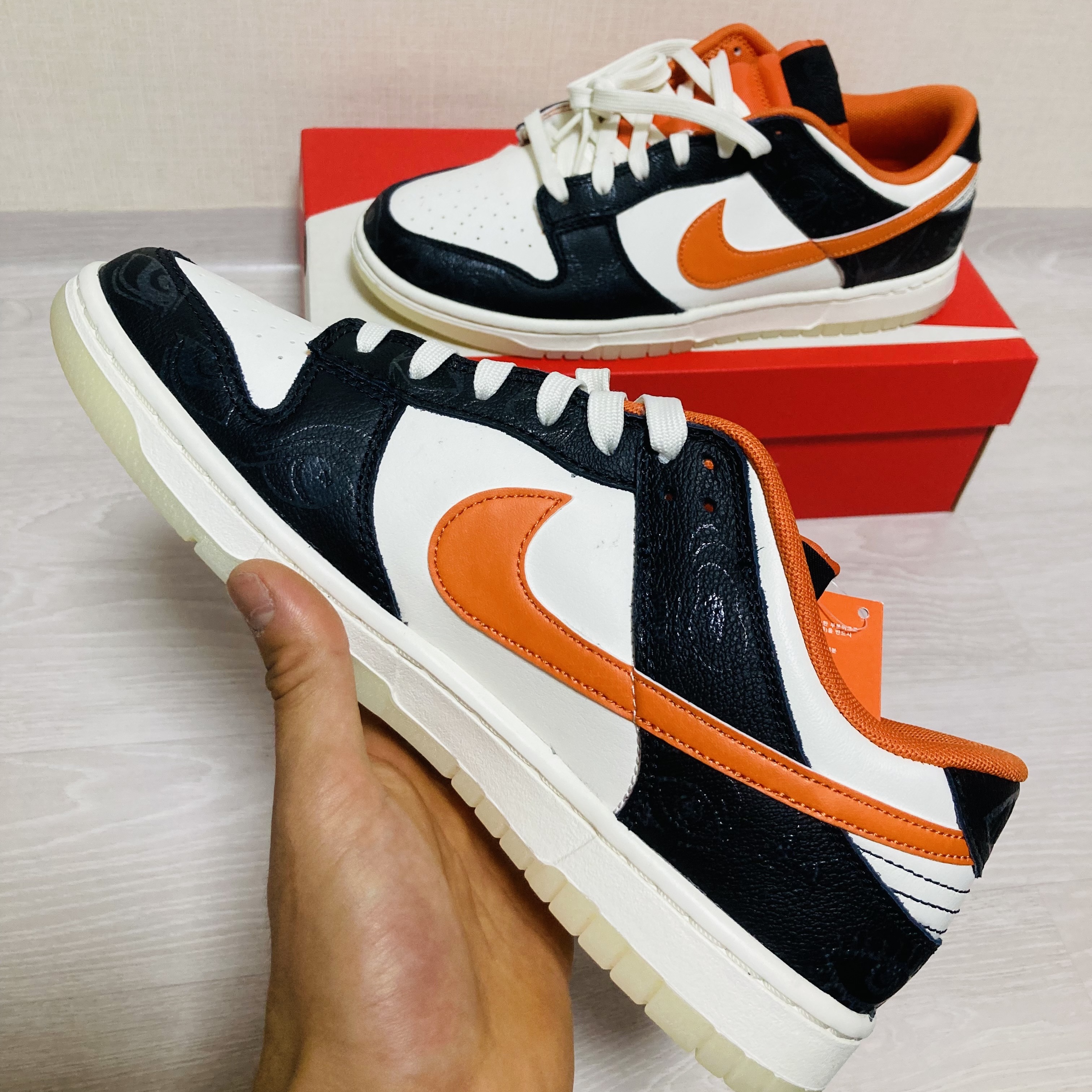 Nike Dunk Low Retro PRM Halloween 착용 스타일 - 1