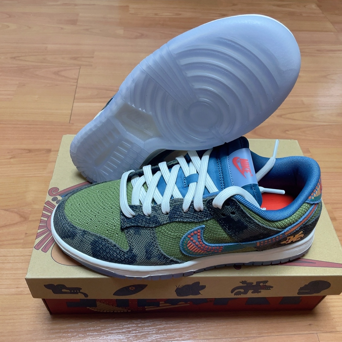 Nike Dunk Low Premium Siempre Familia 착용 스타일 - 4