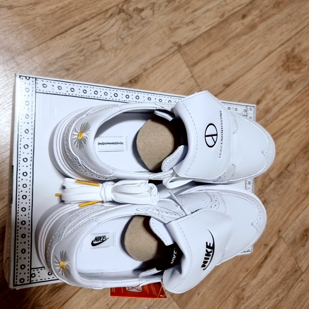 Nike x Peaceminusone Kwondo1 White 착용 스타일 - 4