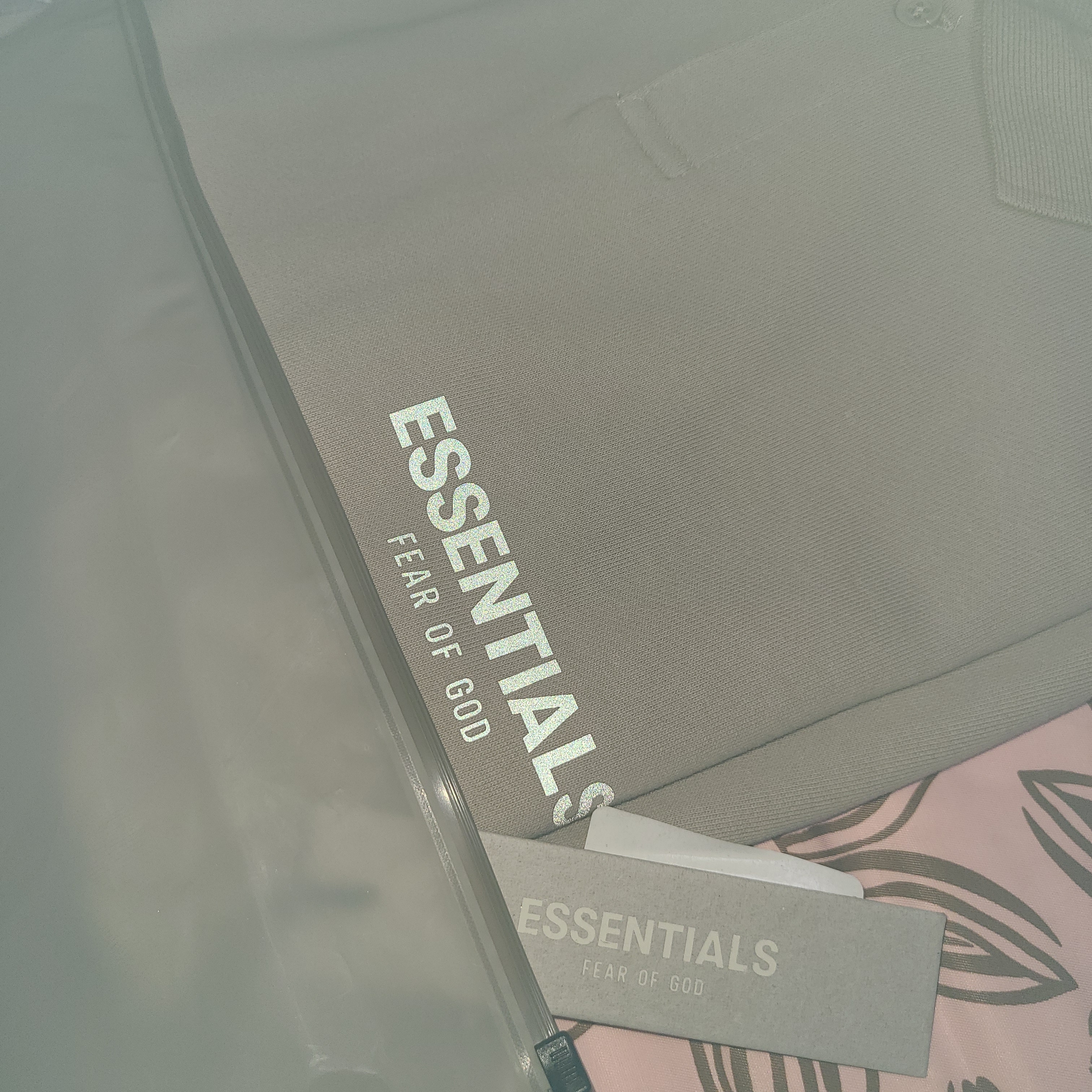 Essentials The Core Collection Long Sleeve Polo Tan 착용 스타일