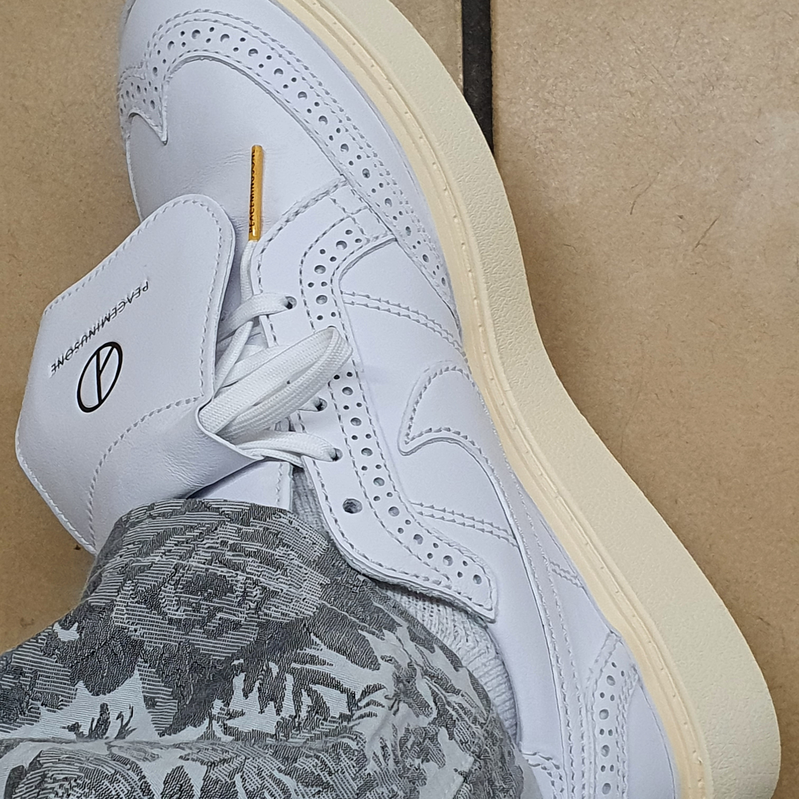 Nike x Peaceminusone Kwondo1 White 착용 스타일 - 2