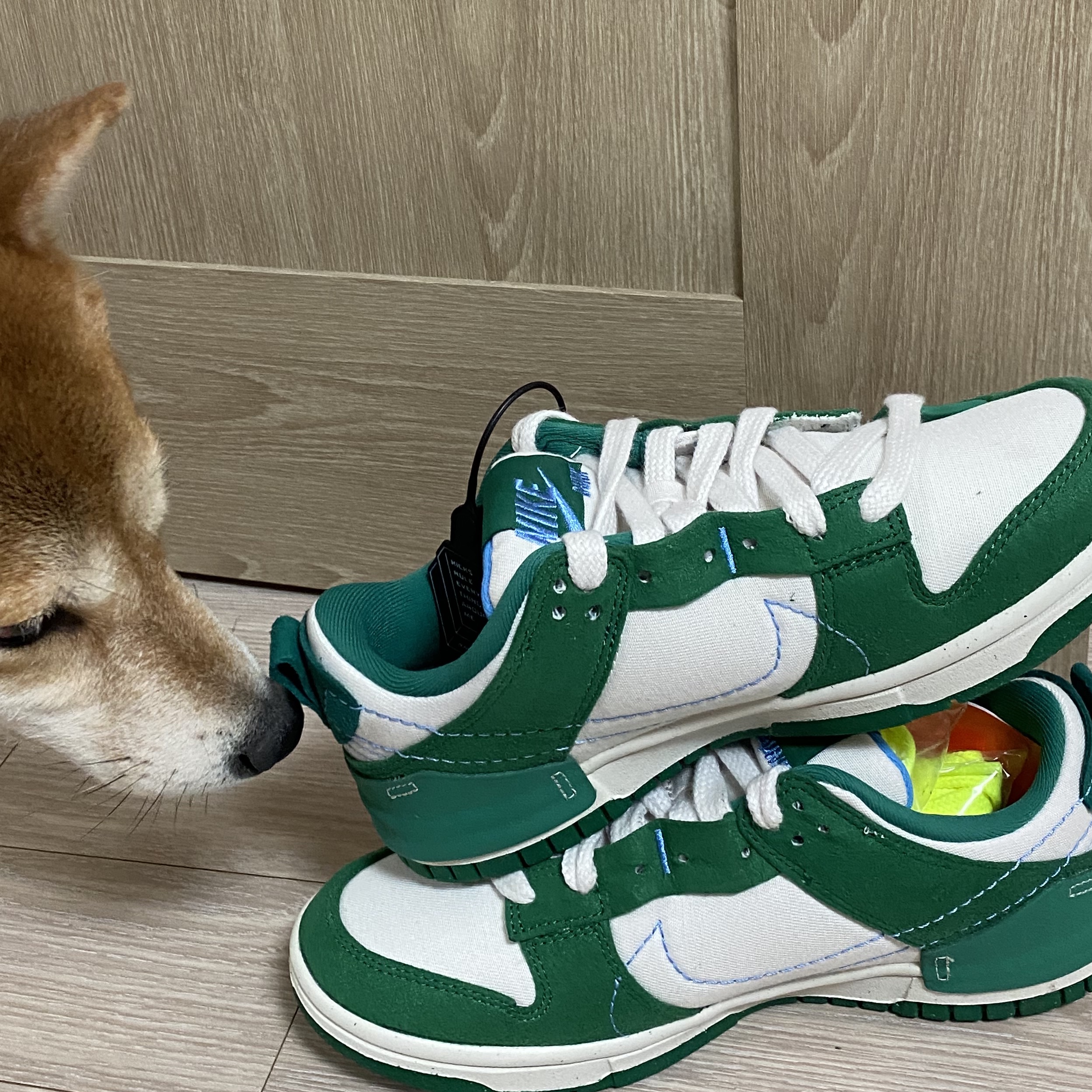 (W) Nike Dunk Low Disrupt 2 Phantom University Blue 착용 스타일 - 2