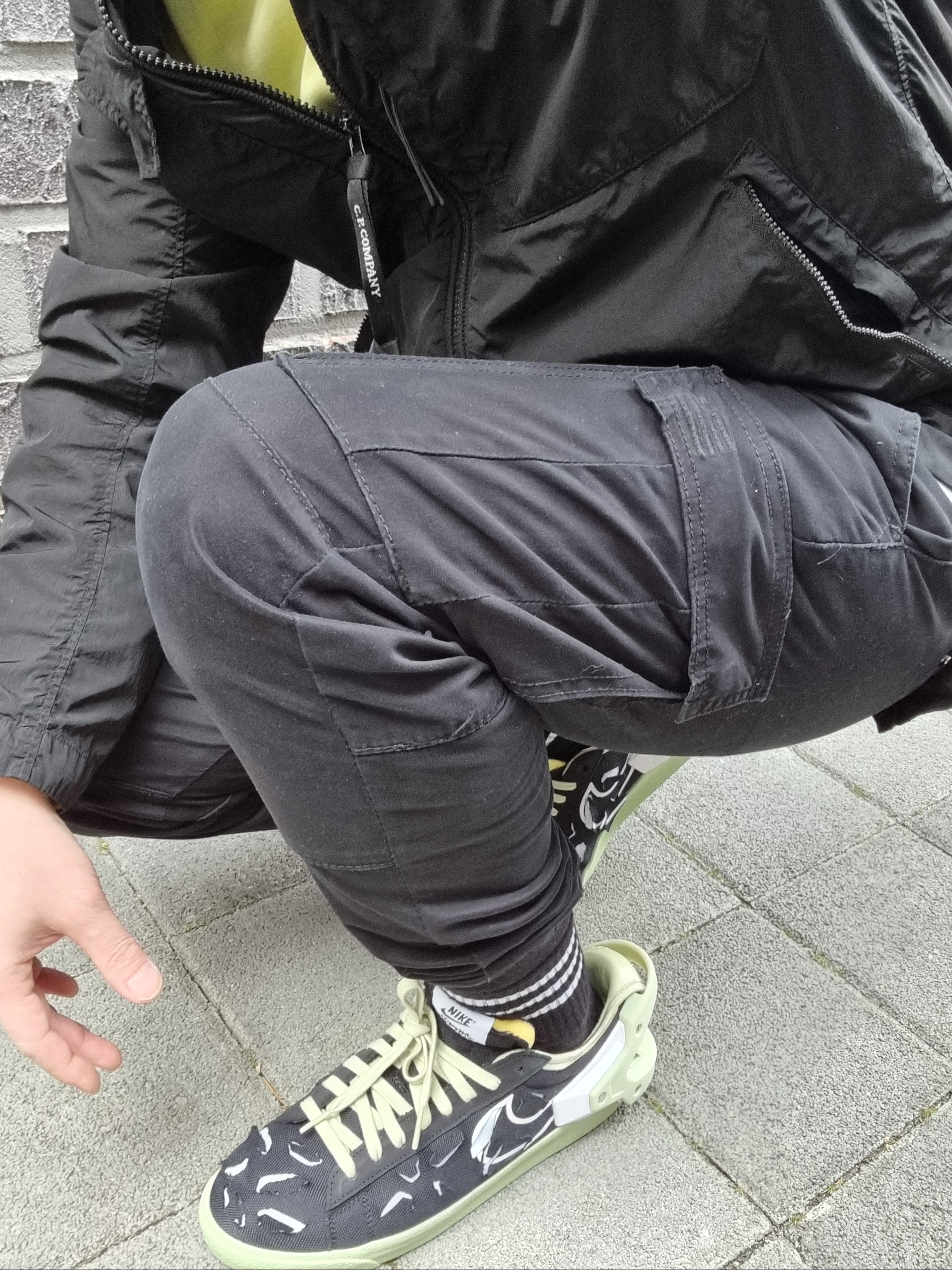 Nike x Acronym Blazer Low Black, Off-White x Amore Pacific Protection Box (Without Cosmetics) 착용 스타일 - 2