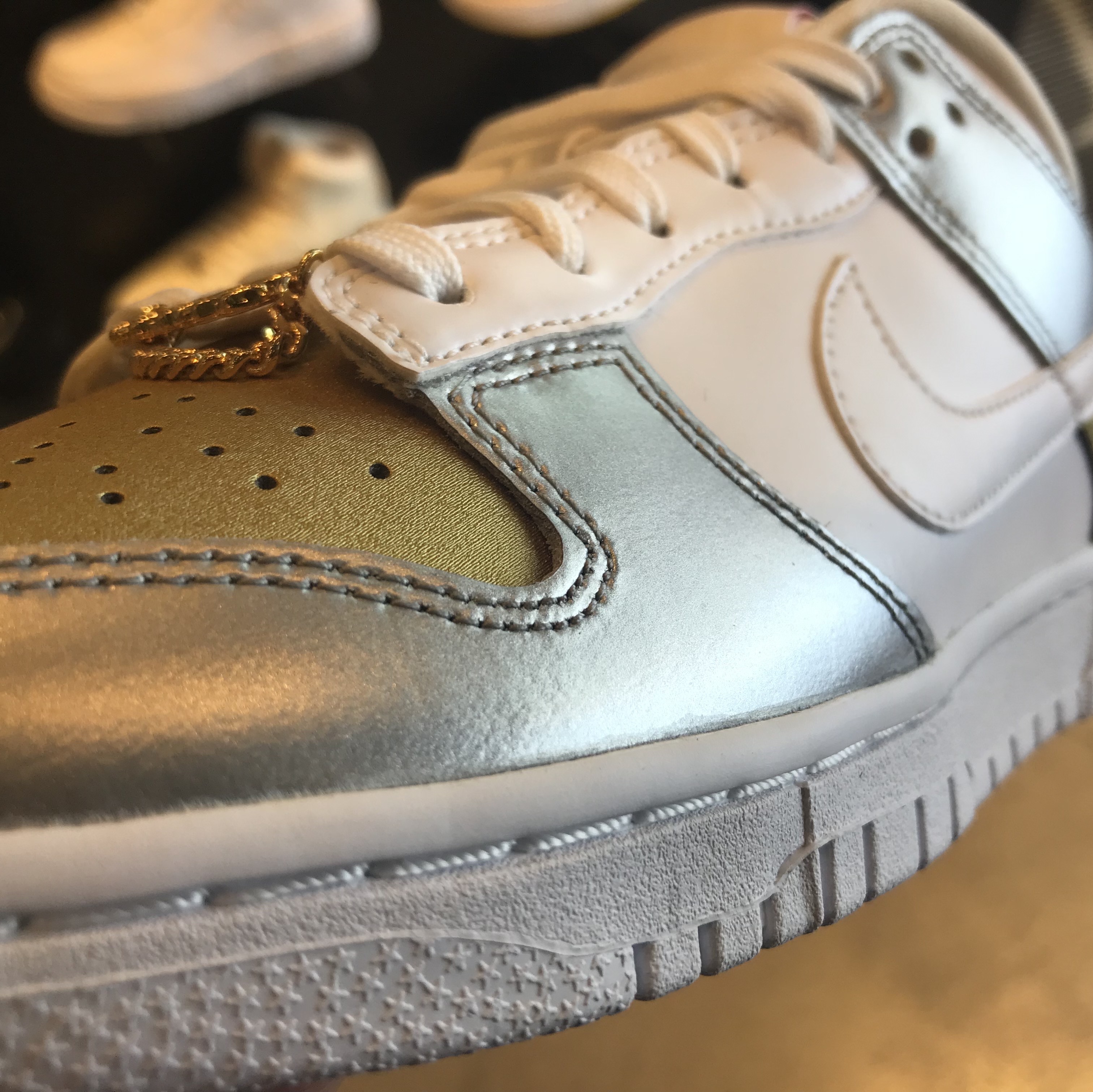 (W) Nike Dunk Low SE Heirloom 착용 스타일
