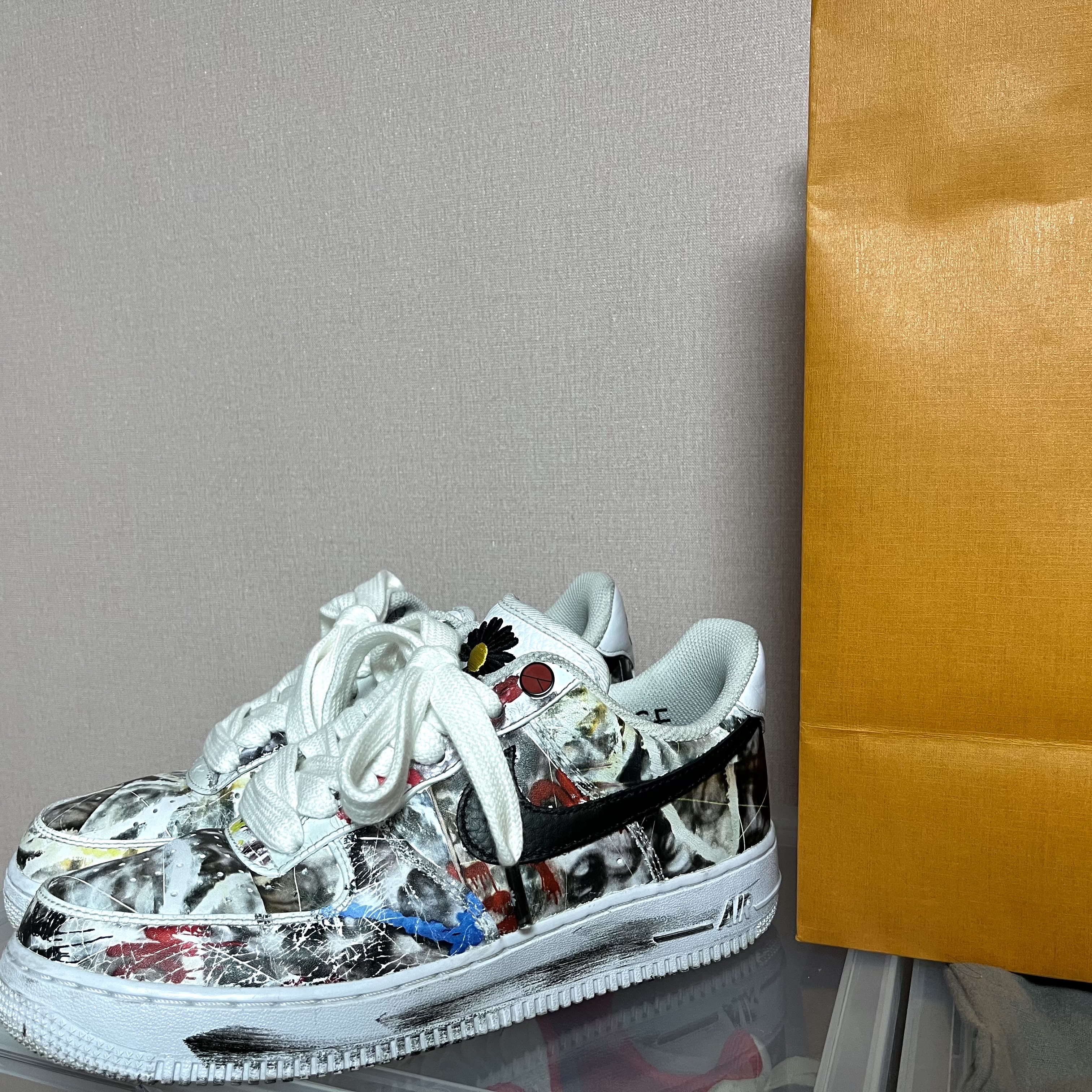 Nike x Peaceminusone Air Force 1 Low Para-Noise 2.0 착용 스타일