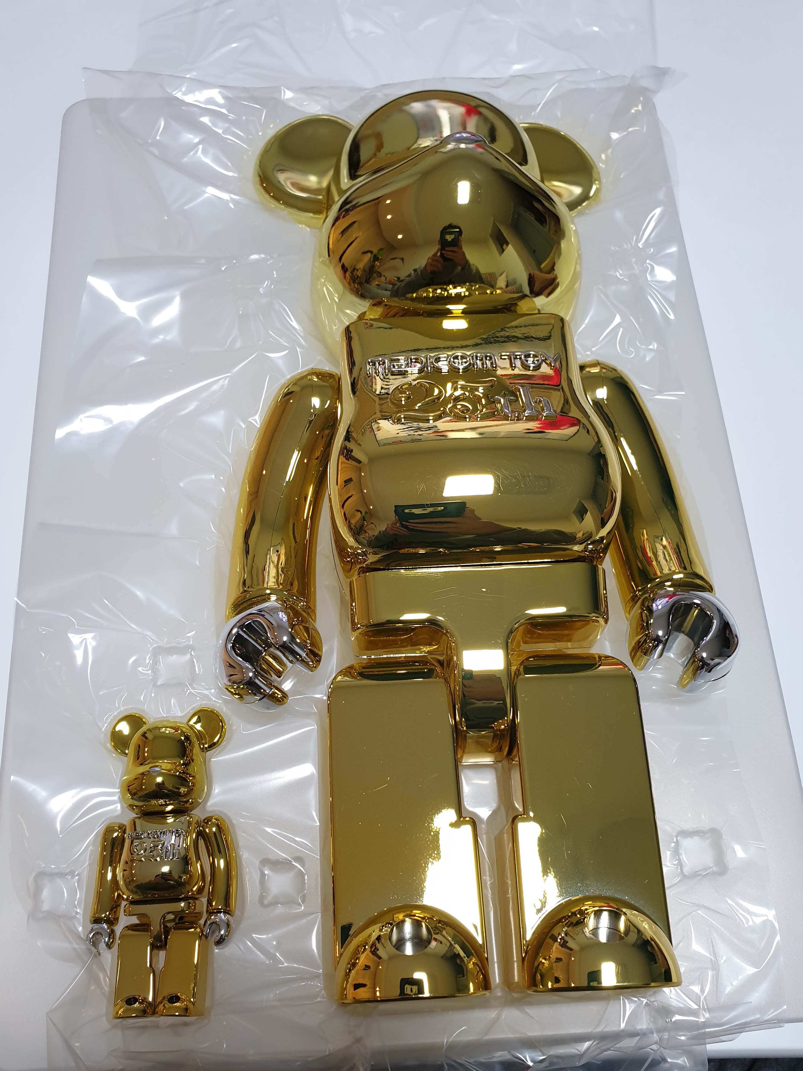 Bearbrick 25th Anniversary Model 100% & 400% Set 착용 스타일 - 4