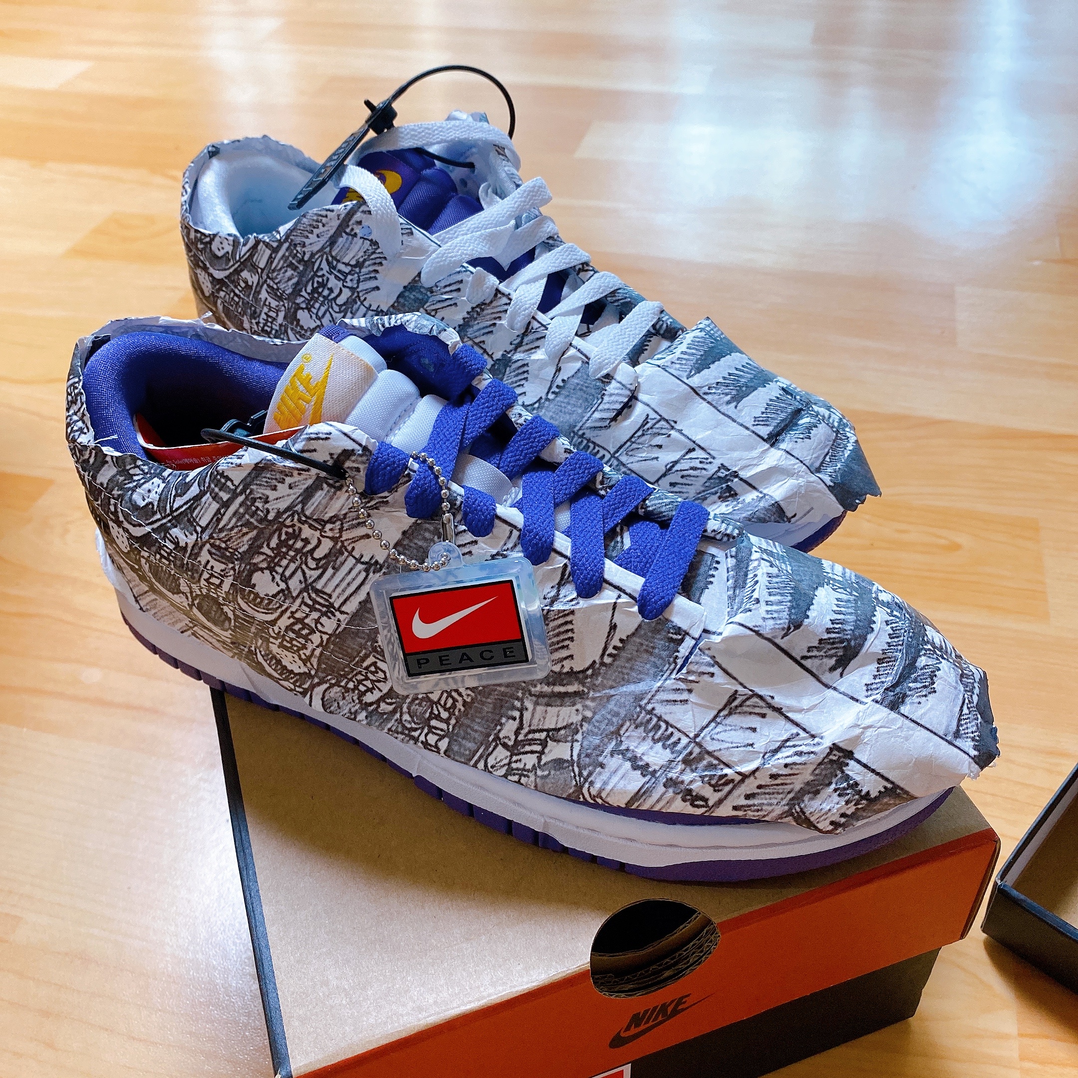 (W) Nike Dunk Low SE Flip 착용 스타일 - 1