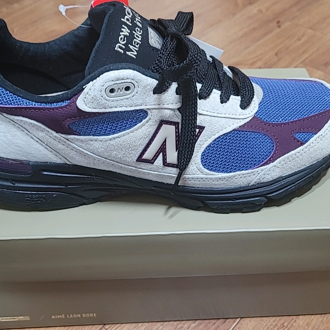 New Balance x Aime Leon Dore 993 Made in USA Taupe 착용 스타일 - 3