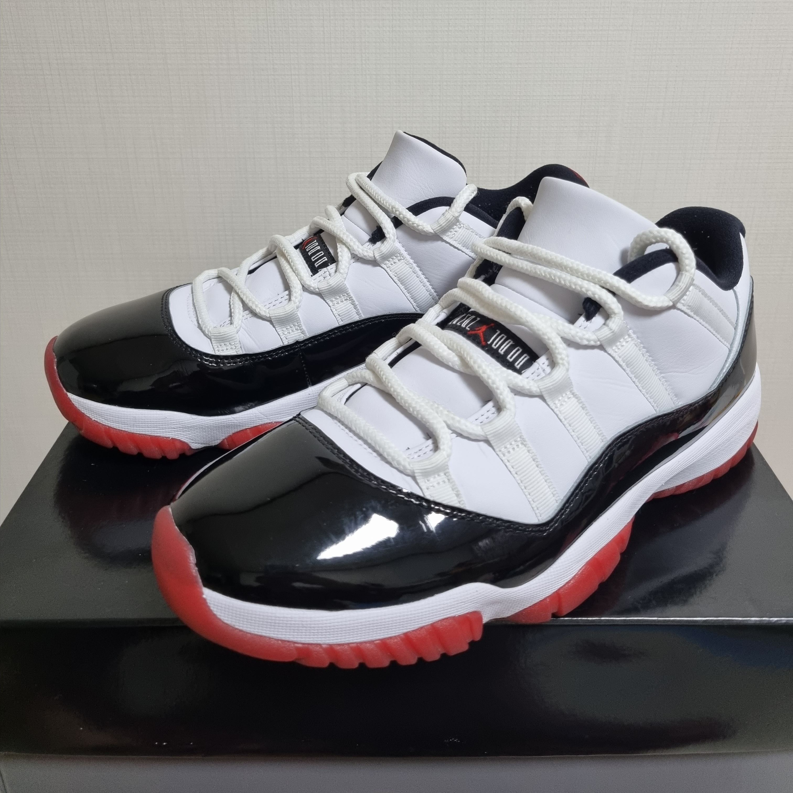 Jordan 11 Retro Low Concord Bred, (W) Jordan 1 Mid Cactus Flower 착용 스타일 - 1