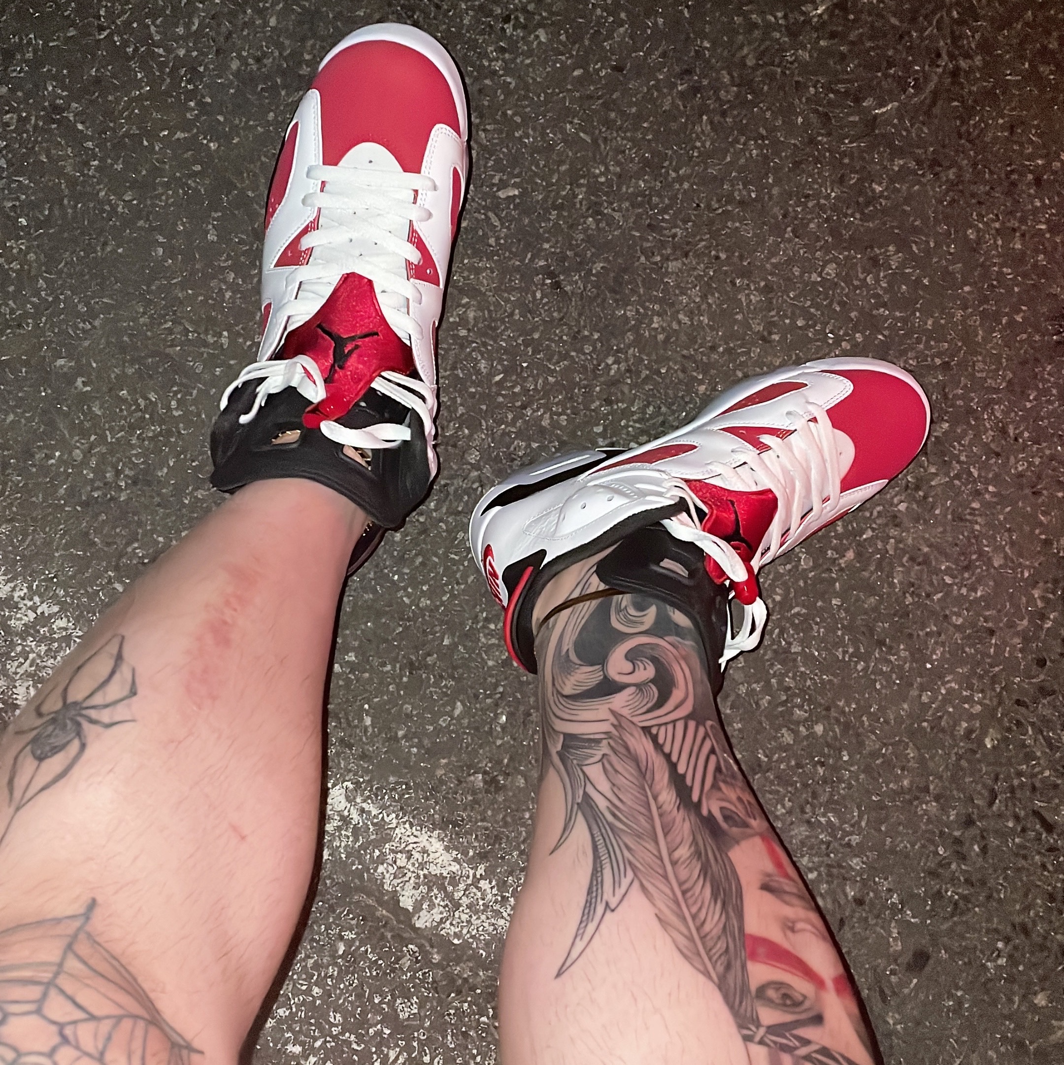 Jordan 6 Retro Carmine 2021 착용 스타일