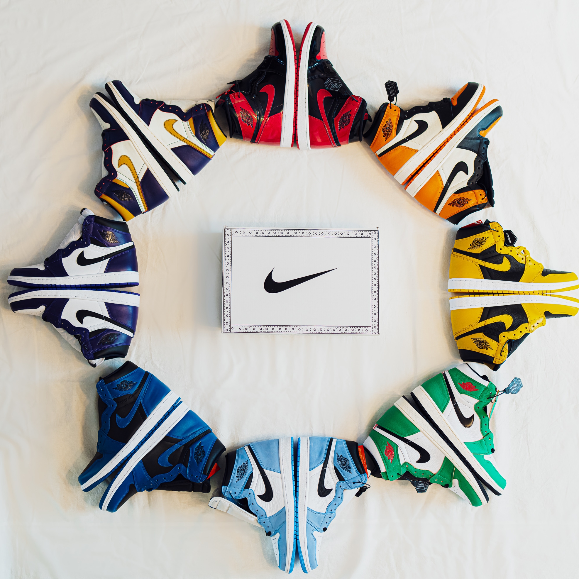 Jordan 1 Retro Shattered Backboard, Jordan 1 Retro High OG Defiant SB LA to Chicago 착용 스타일