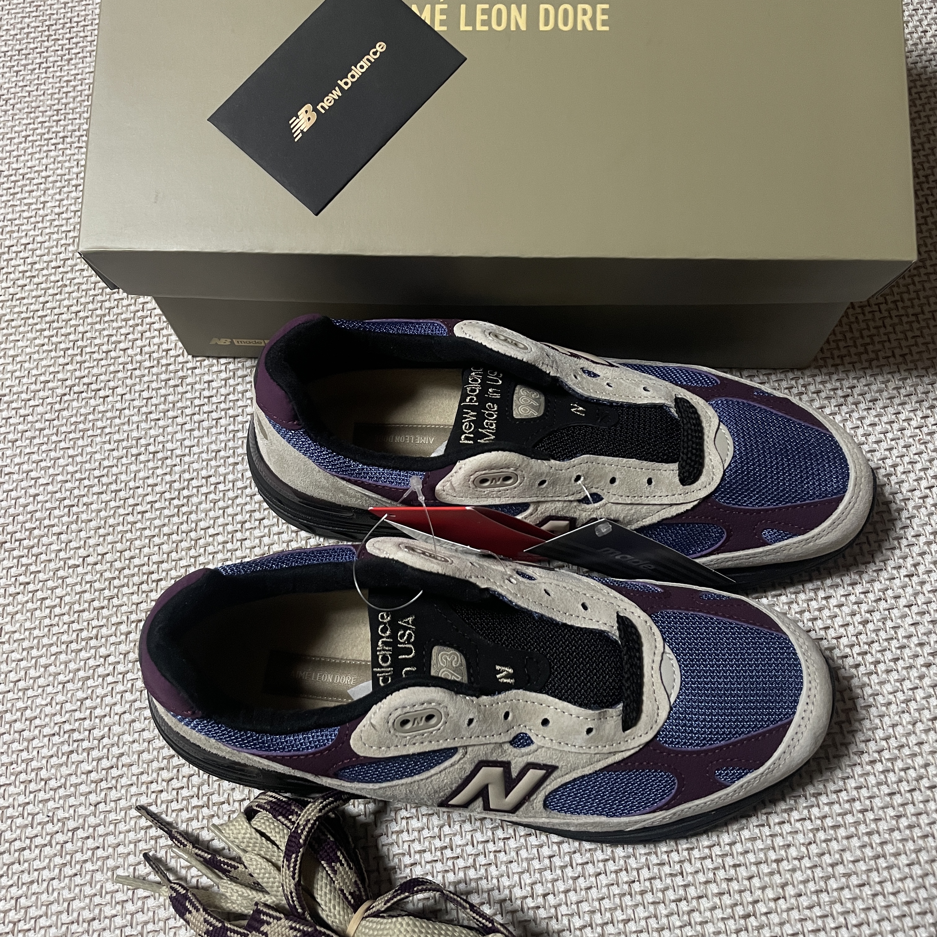 New Balance x Aime Leon Dore 993 Made in USA Taupe 착용 스타일